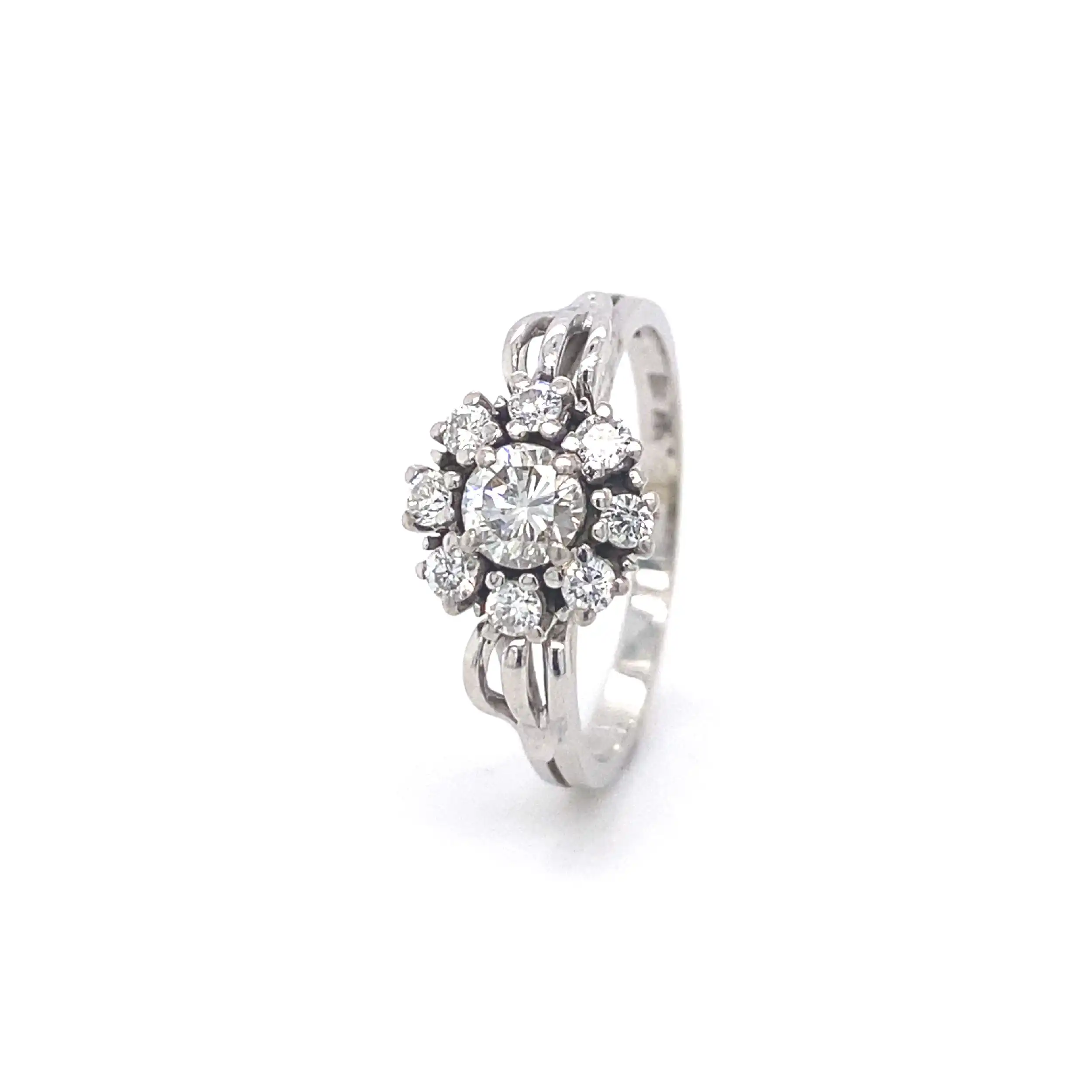 Ring Weißgold mit Brillanten