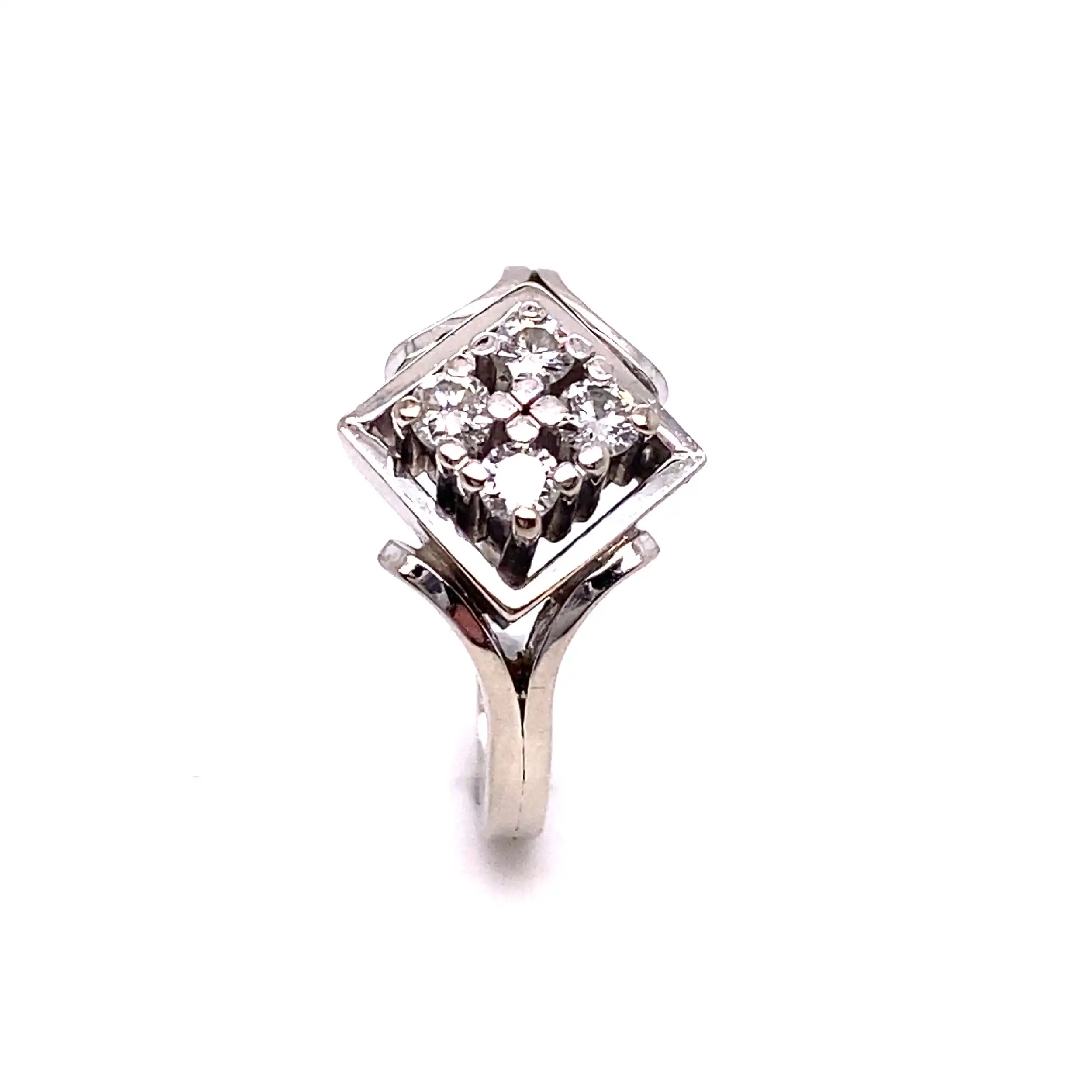 Ring Weißgold mit Brillanten Ring Weißgold mit Brillanten