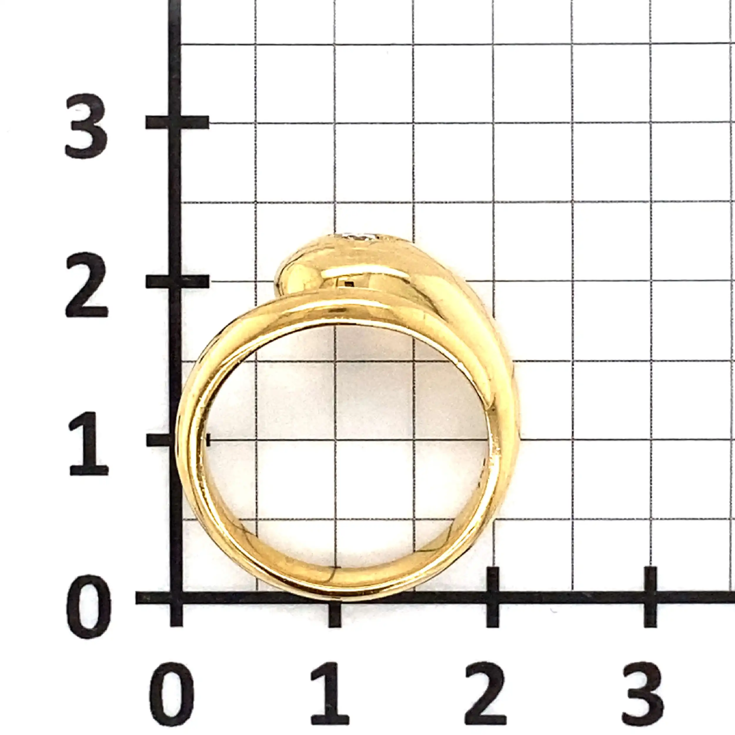 Ring Gelbgold mit Brillant Ring Gelbgold mit Brillant