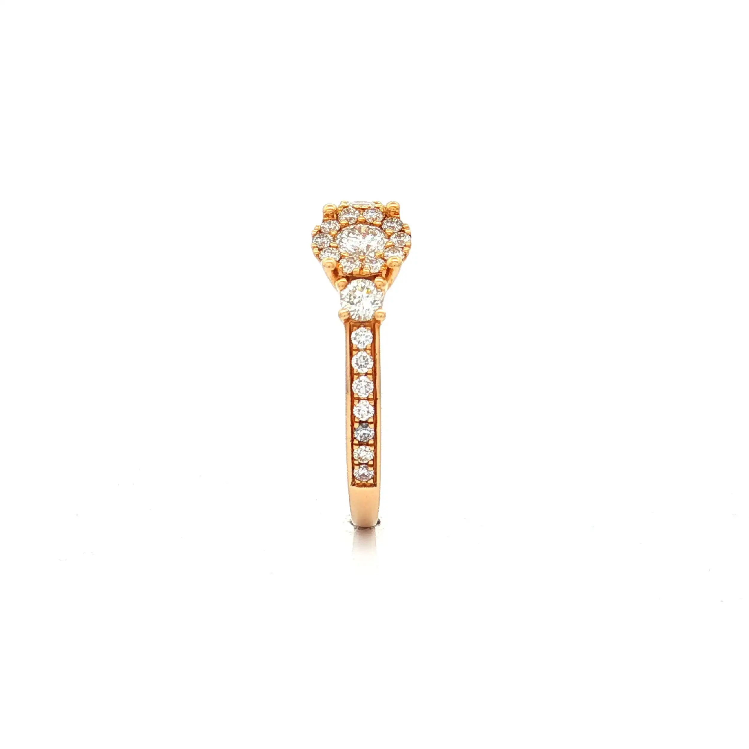 Ring Gelbgold Christ mit Brillanten, graviert mit 0,50ct Ring Gelbgold Christ mit Brillanten, graviert mit 0,50ct