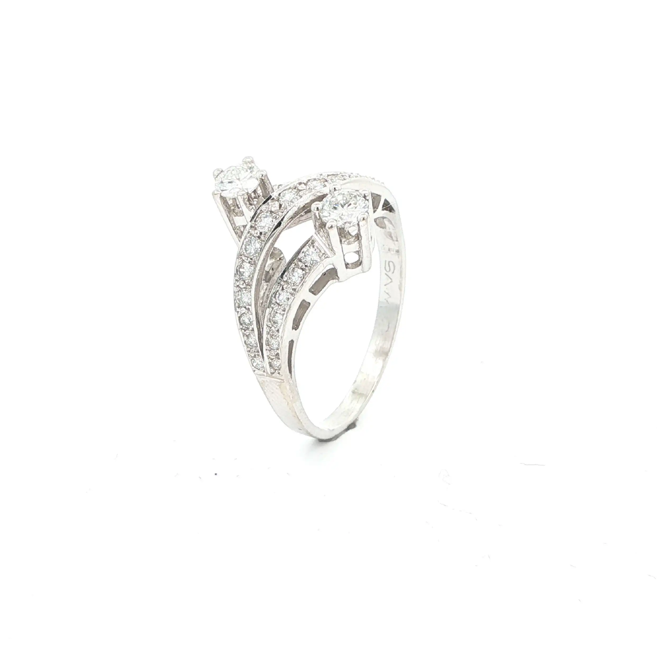 Ring Weißgold mit Brillanten