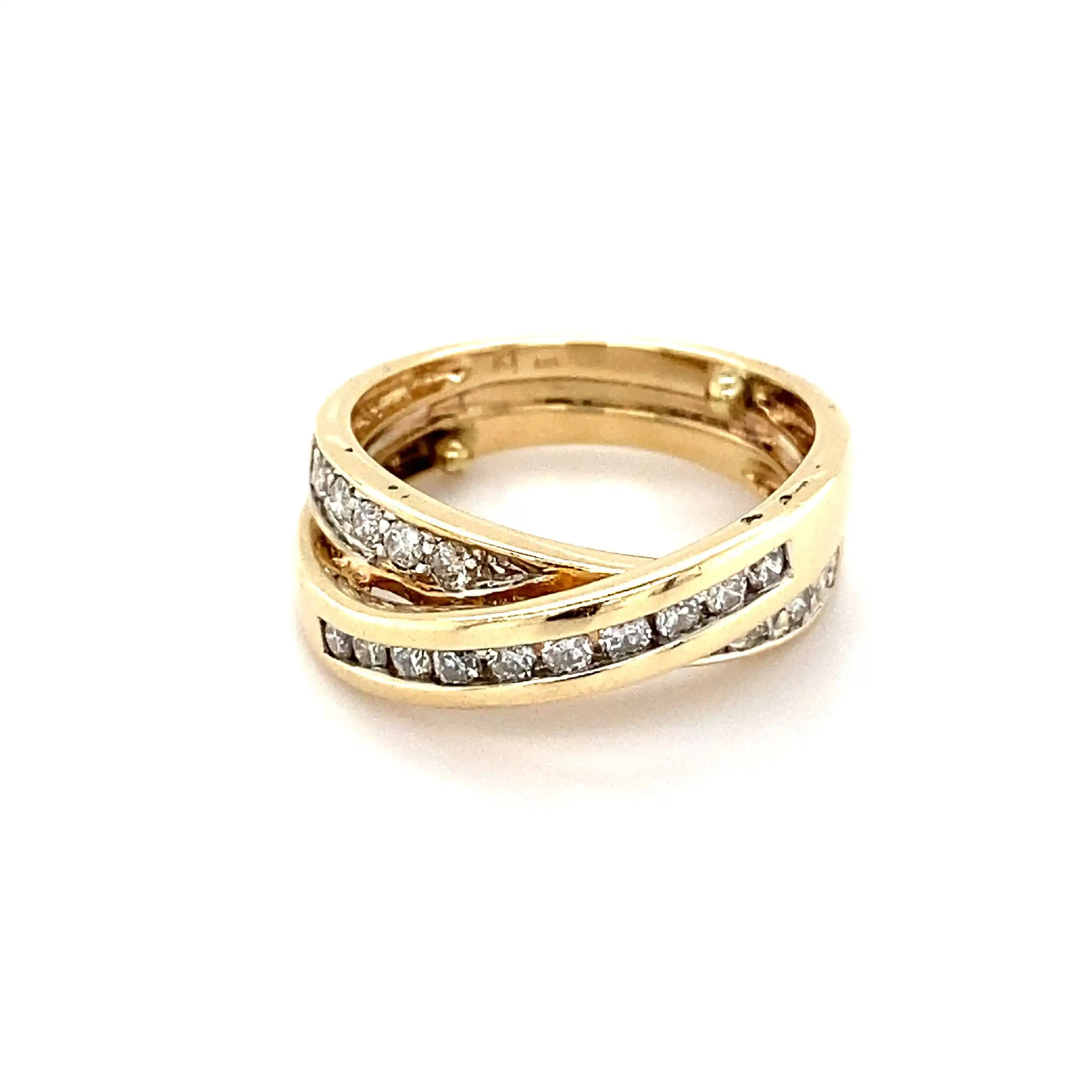 Ring Gelbgold mit Brillanten Ring Gelbgold mit Brillanten