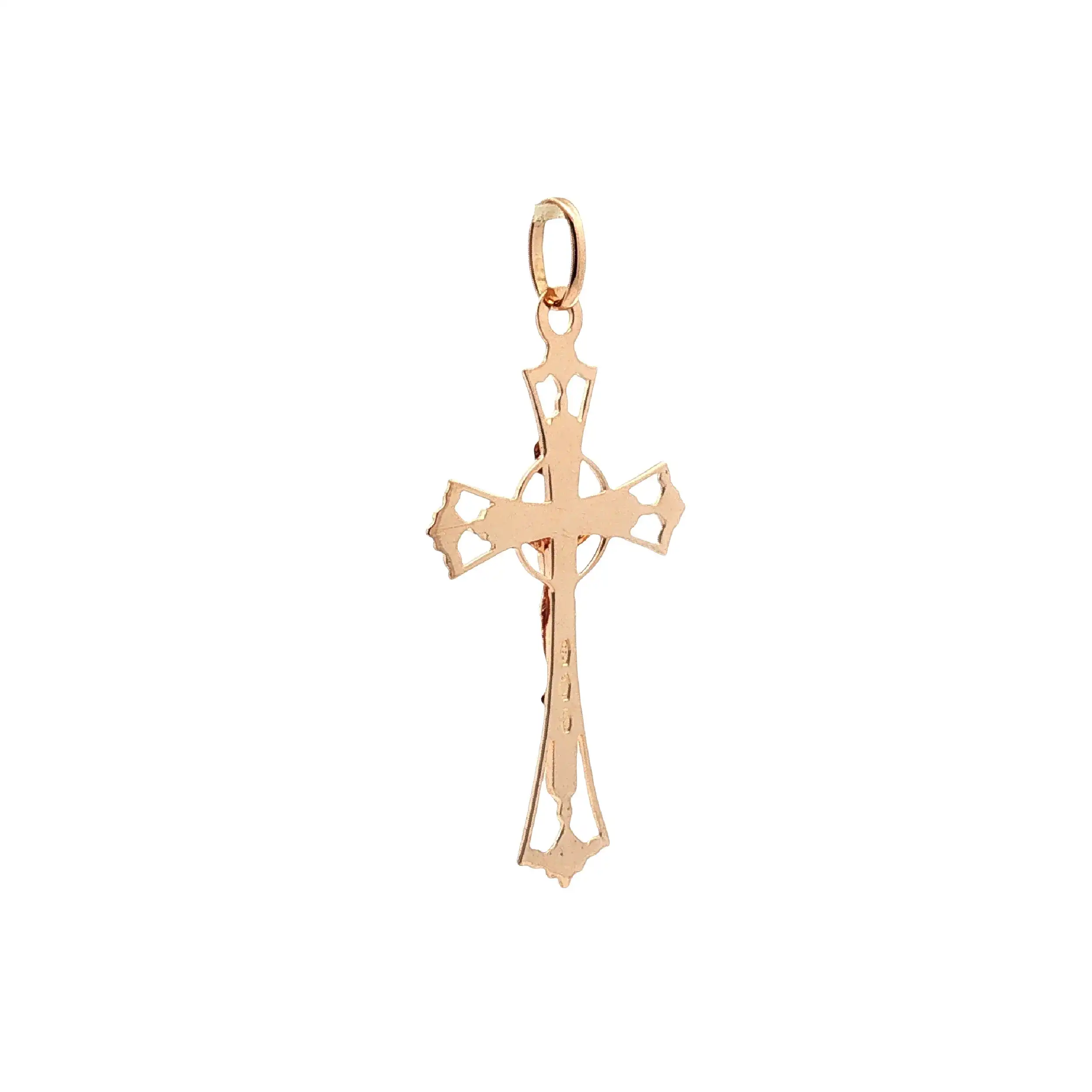 Anhänger Gelbgold Kreuz