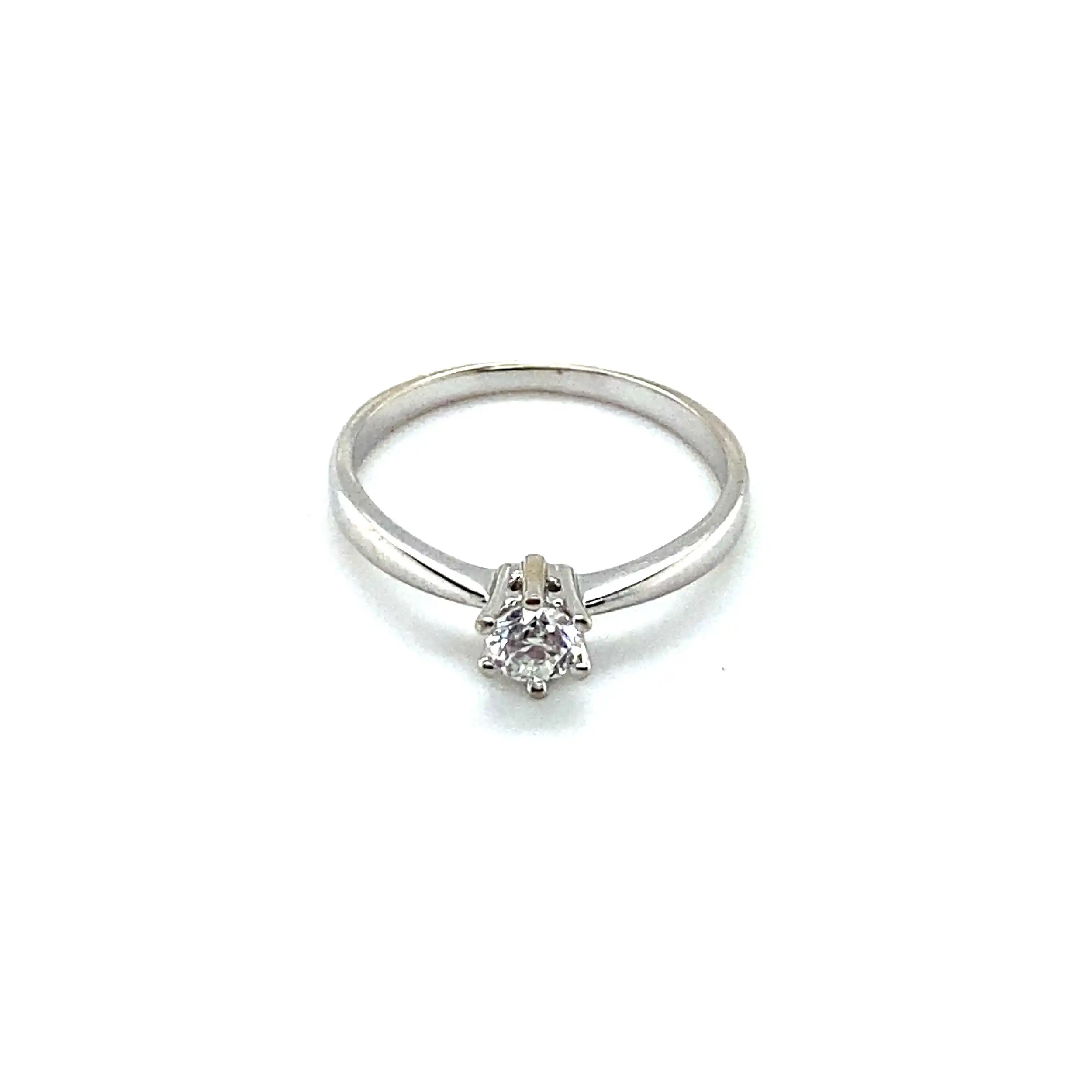 Ring Weißgold mit Brillant