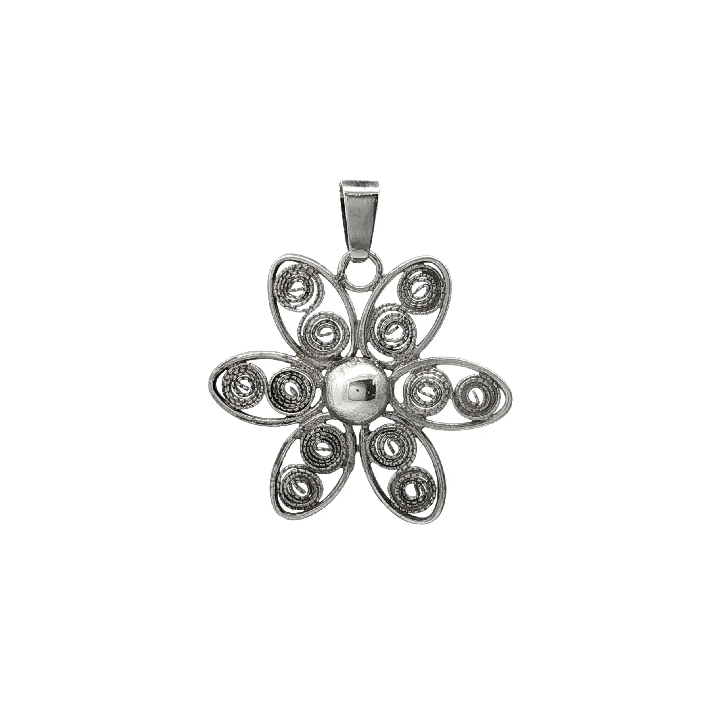 Anhänger Silber Blume Anhänger Silber Blume