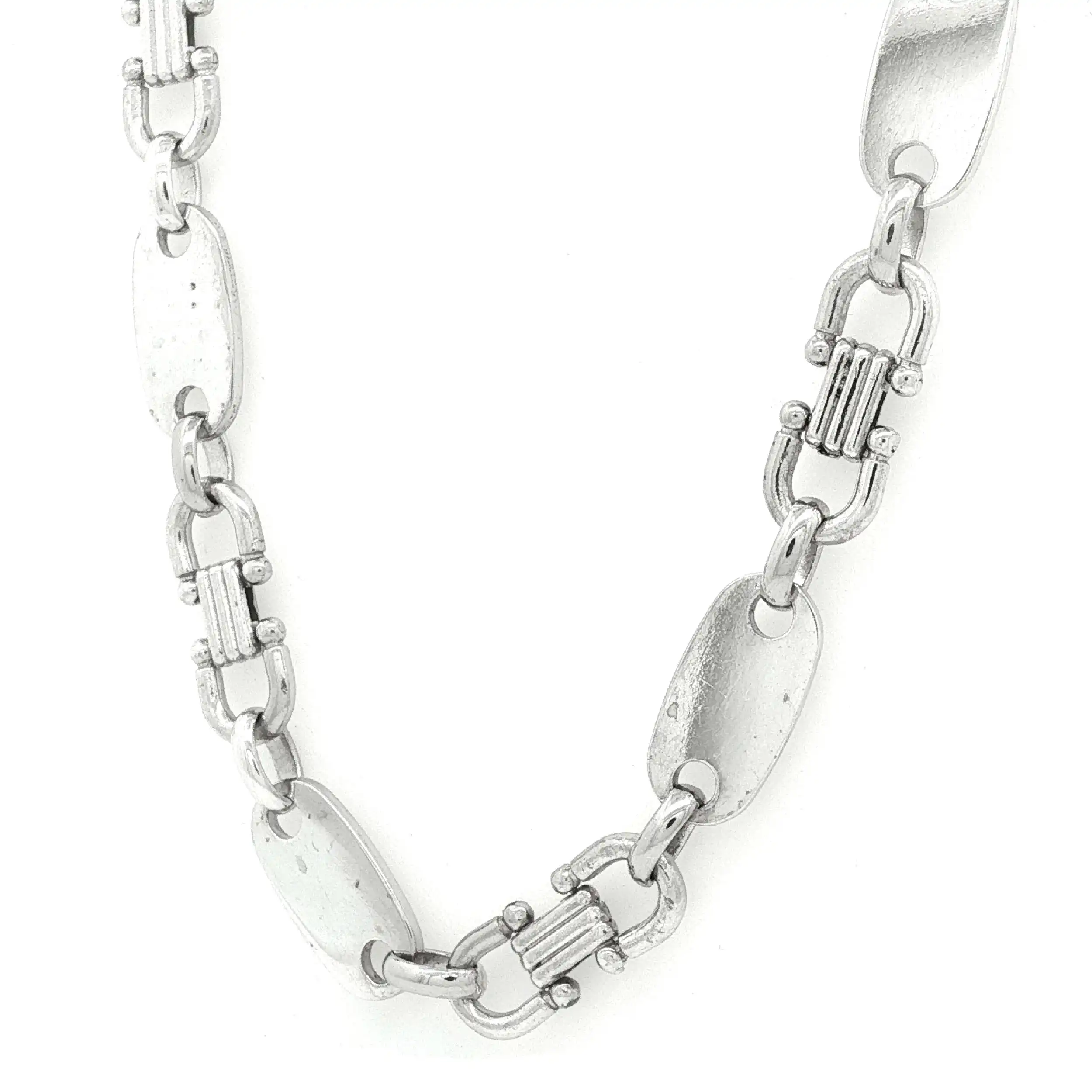 Plattenkette Silber