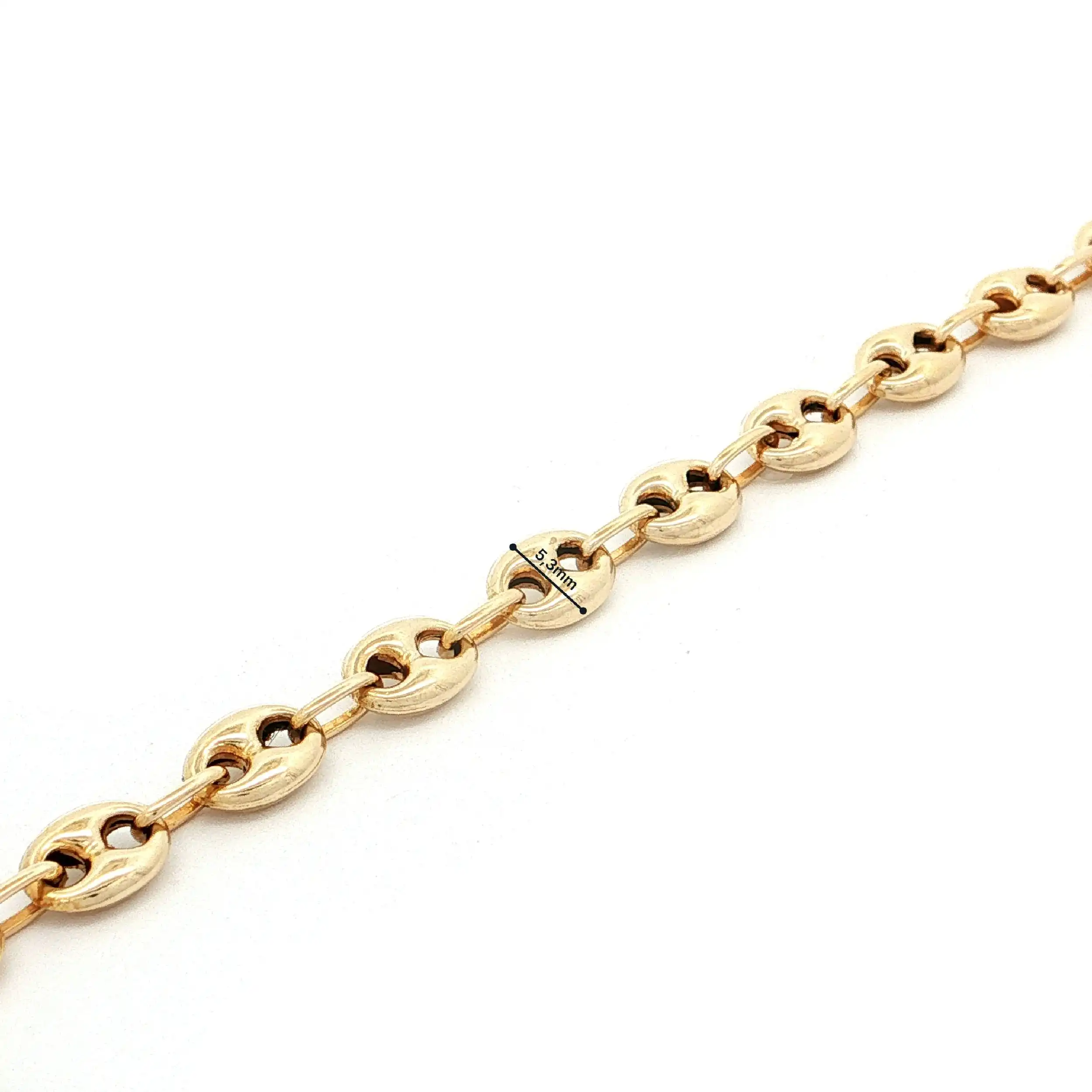 Bohnenarmband Gelbgold Bohnenarmband Gelbgold