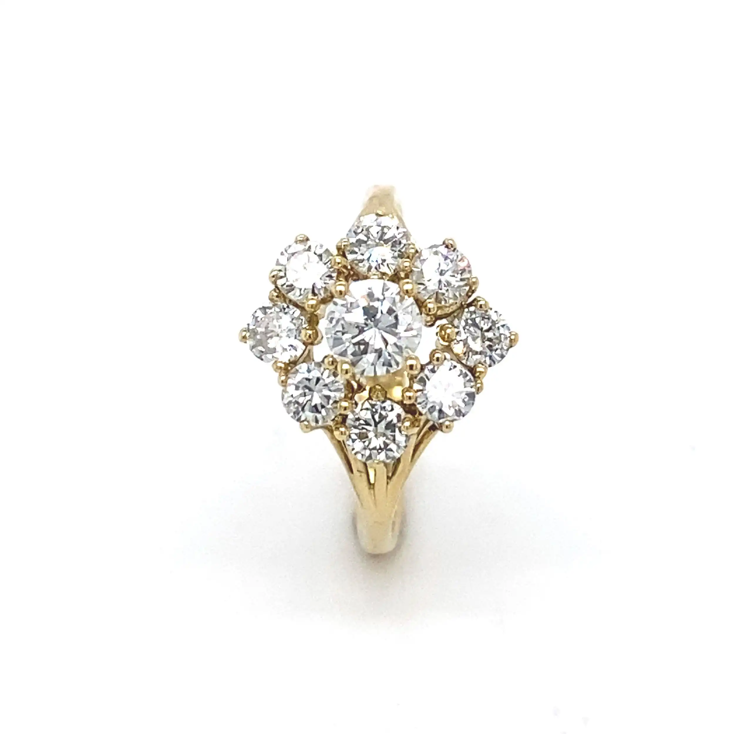 Ring Gelbgold mit Brillanten Ring Gelbgold mit Brillanten