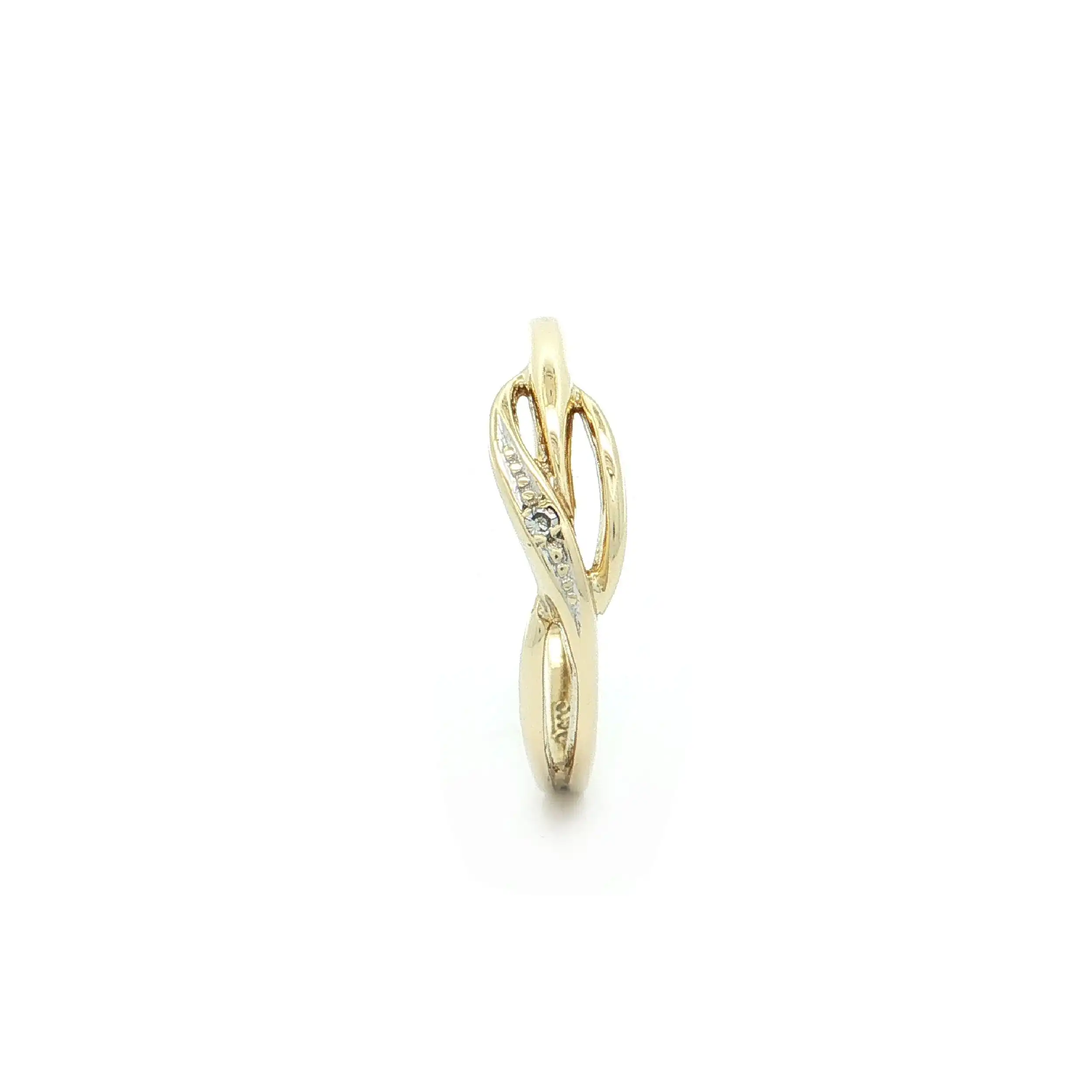 Ring Bicolor mit Diamant