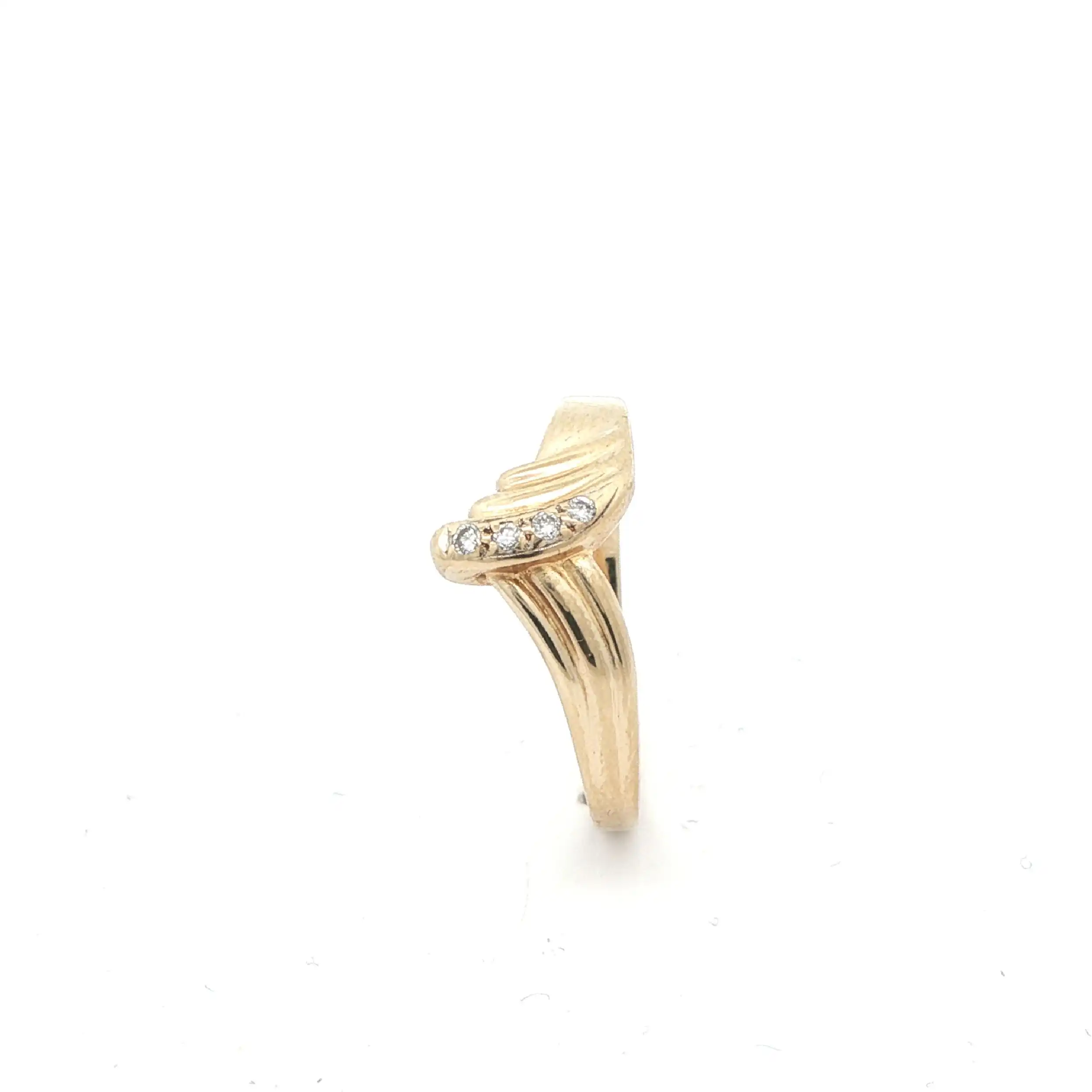 Ring Gelbgold mit Brillanten