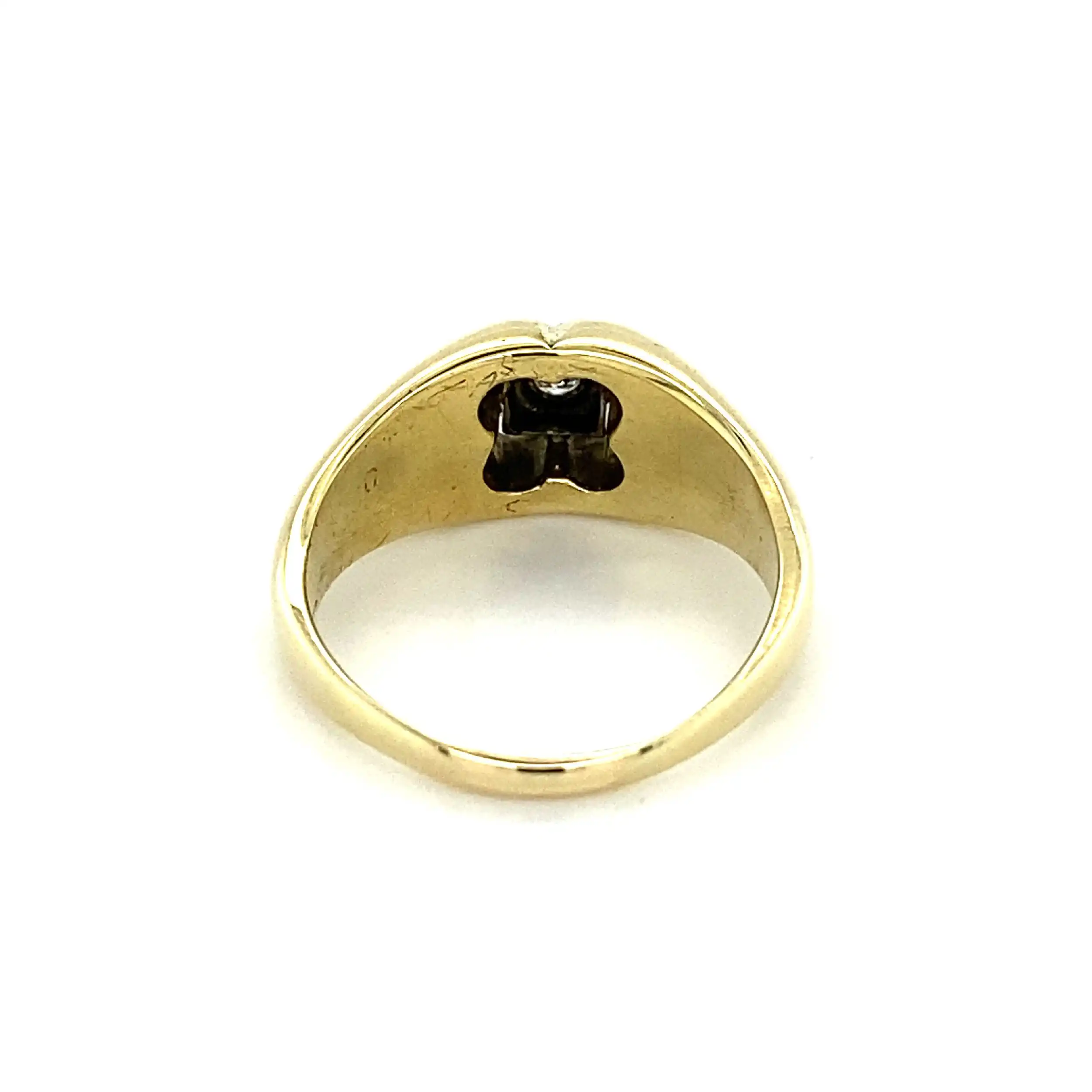 Ring Bicolor mit Brillant Ring Bicolor mit Brillant