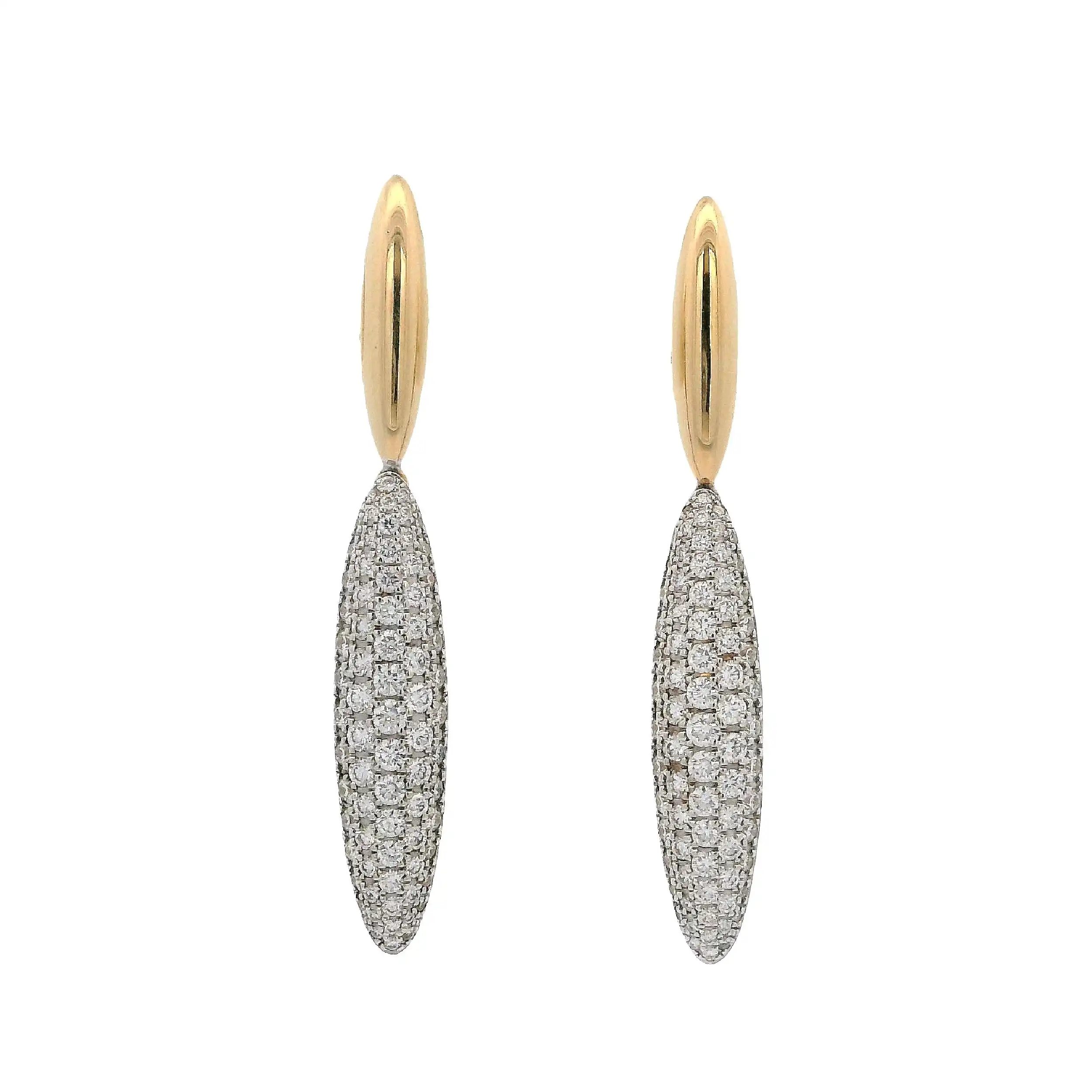 Ohrstecker Bicolor Sensual Cocoon Wempe by Kim mit Brillanten Ohrstecker Bicolor Sensual Cocoon Wempe by Kim mit Brillanten