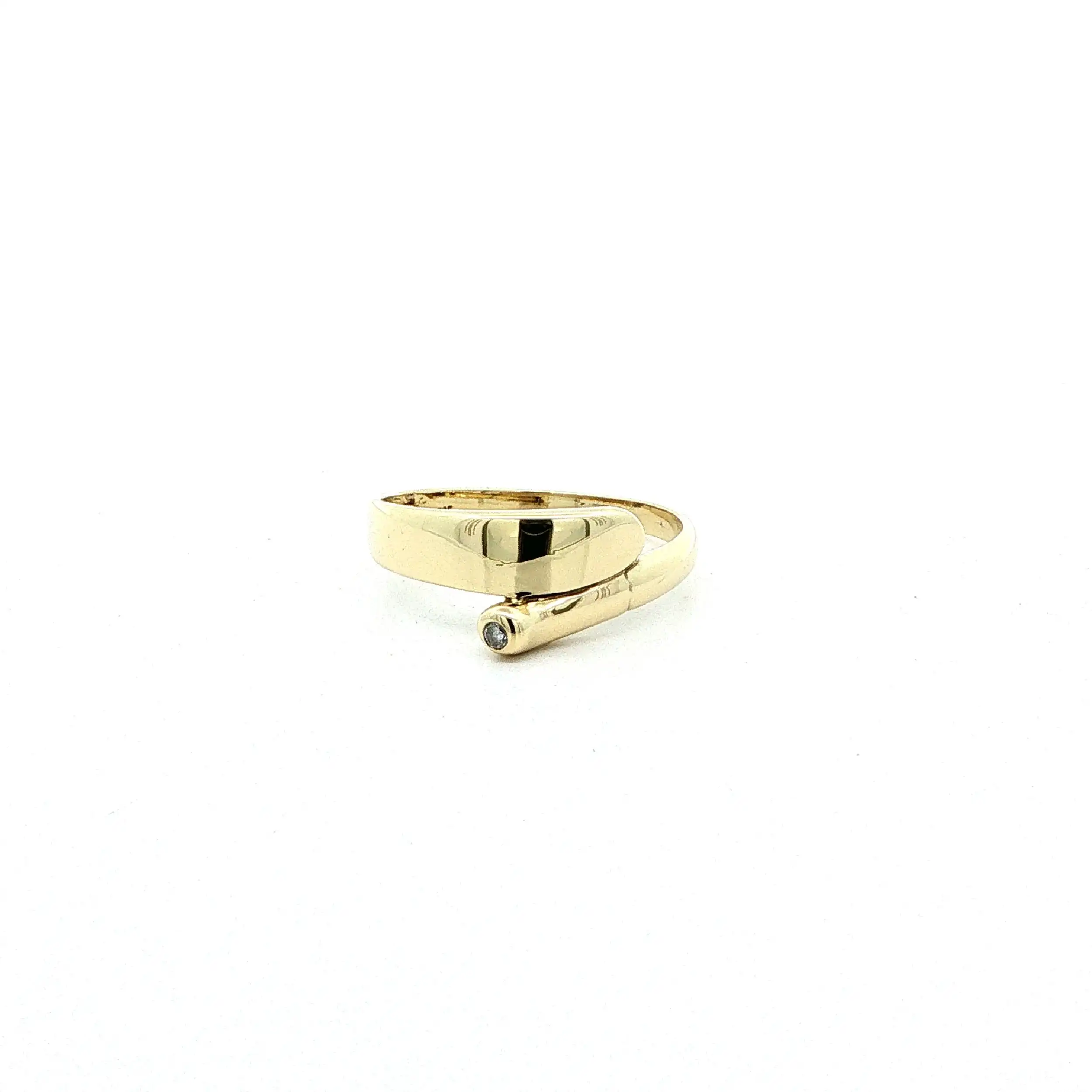 Ring Gelbgold mit Brillant