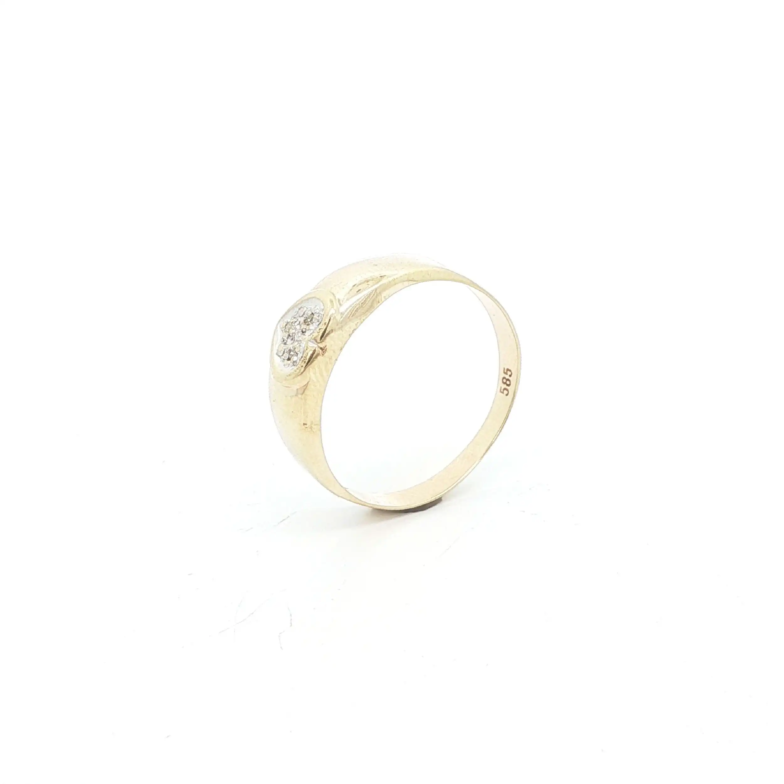 Ring Bicolor mit Brillanten