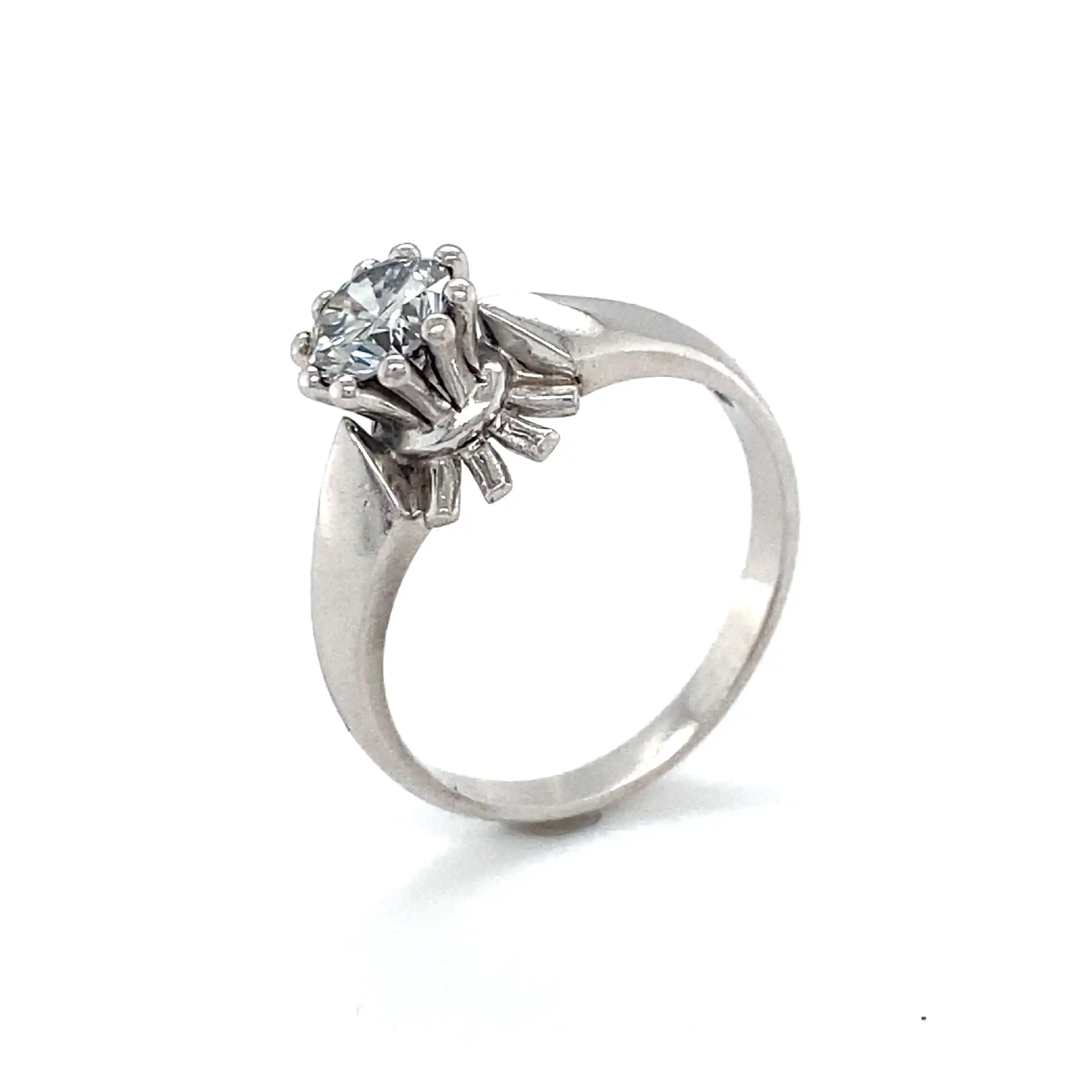 Ring Weißgold mit Solitär Brillant Ring Weißgold mit Solitär Brillant