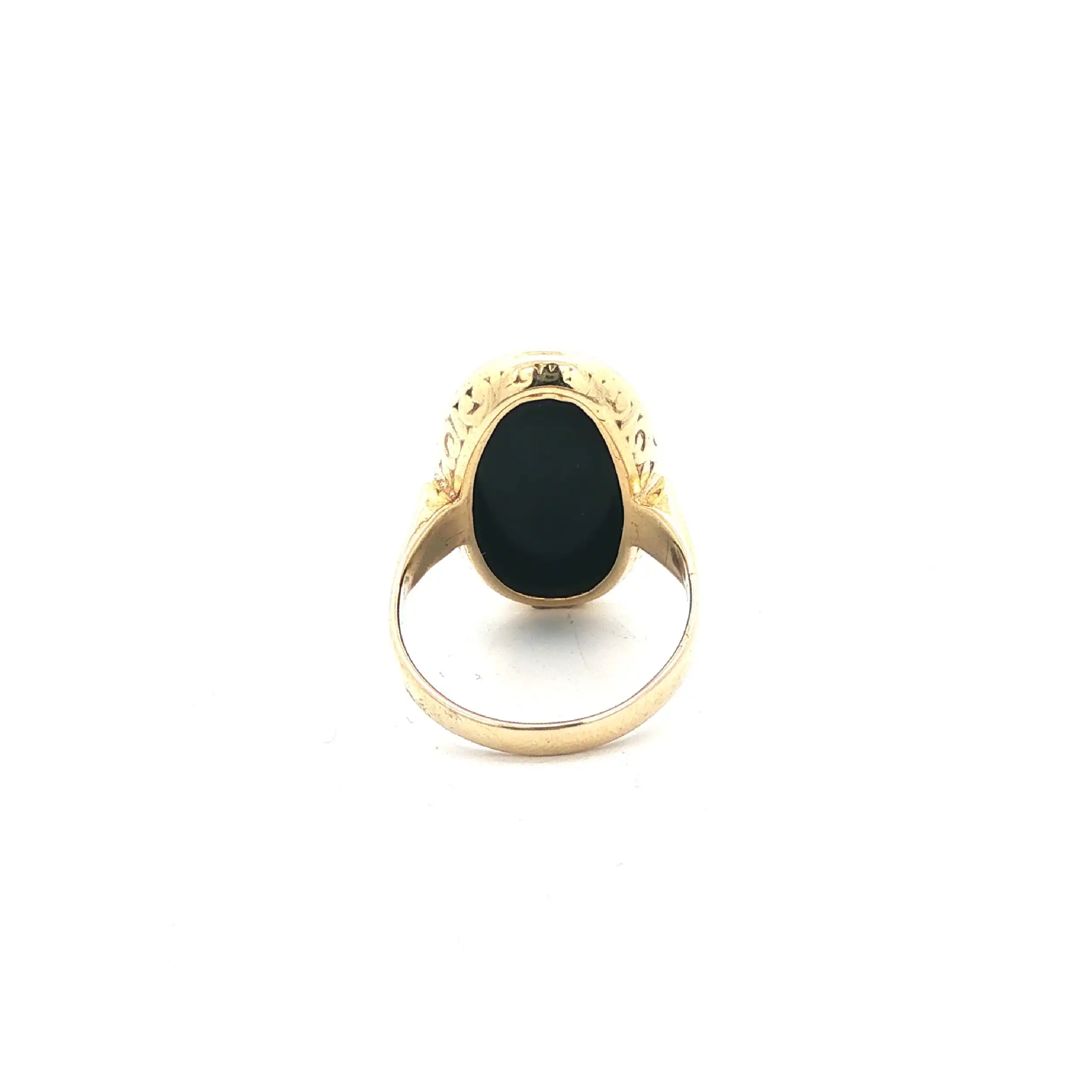 Ring Gelbgold mit Onyx