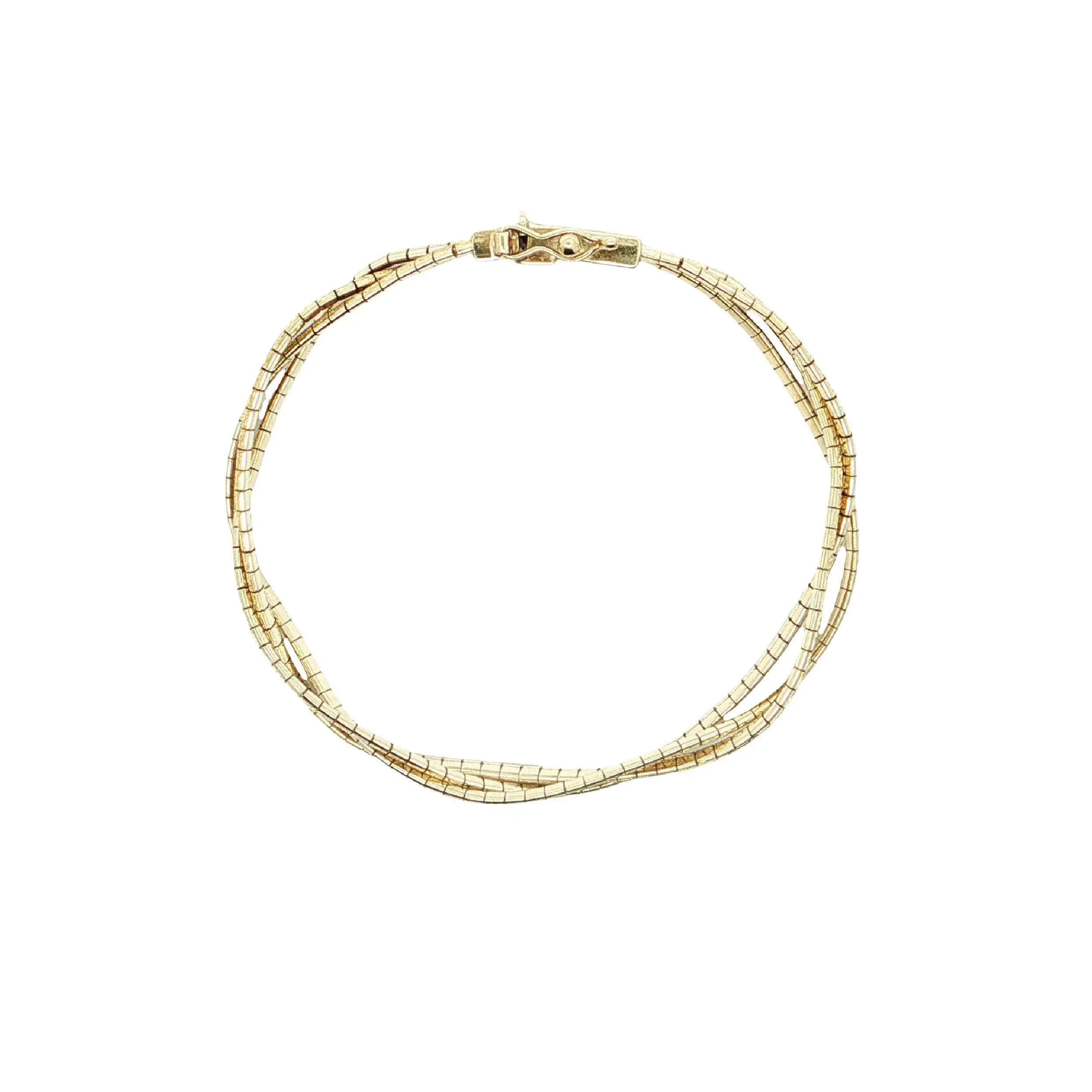 Armband Gelbgold geflochten Armband Gelbgold geflochten