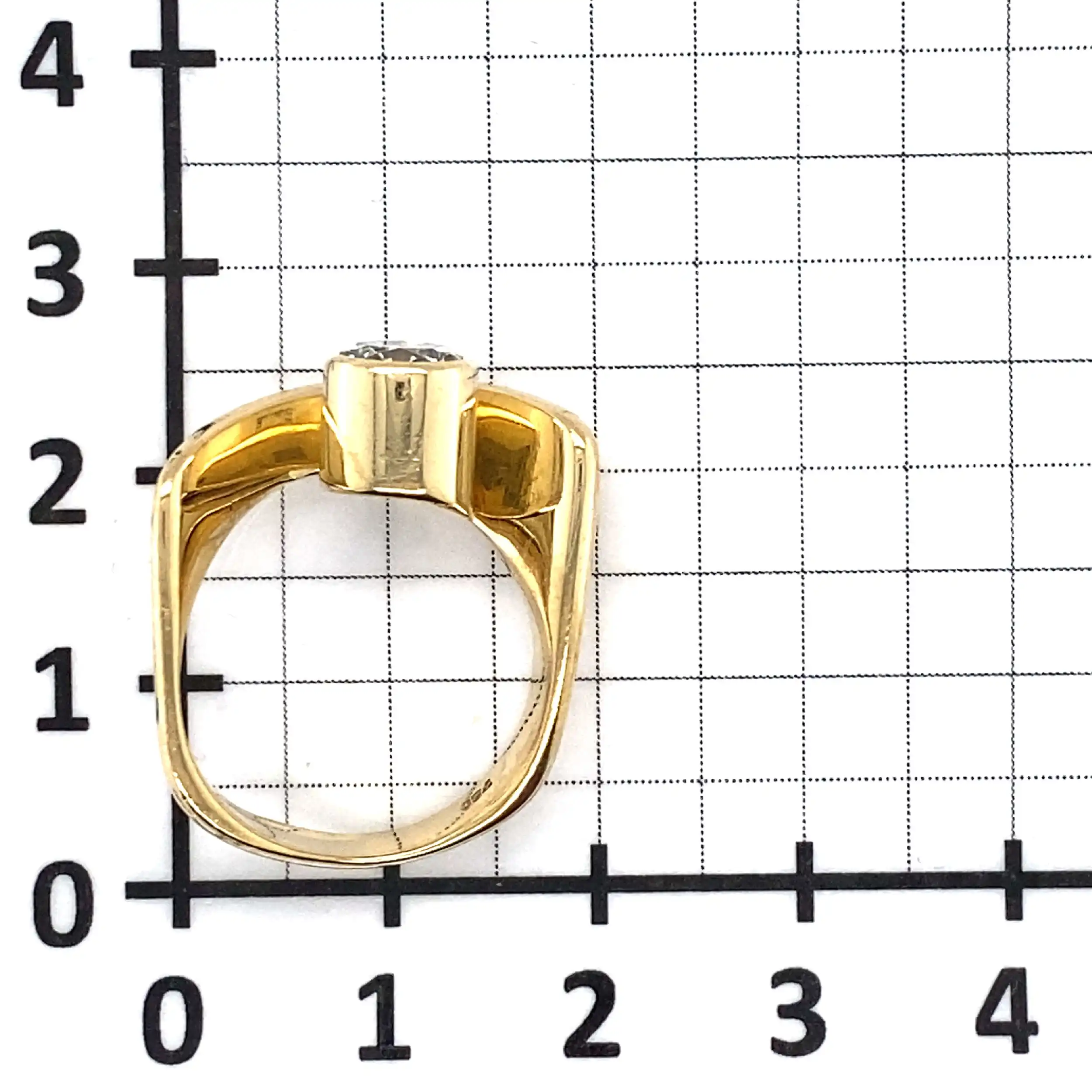 Ring Gelbgold mit Solitär Brillant ca. 1,09 ct Ring Gelbgold mit Solitär Brillant ca. 1,09 ct