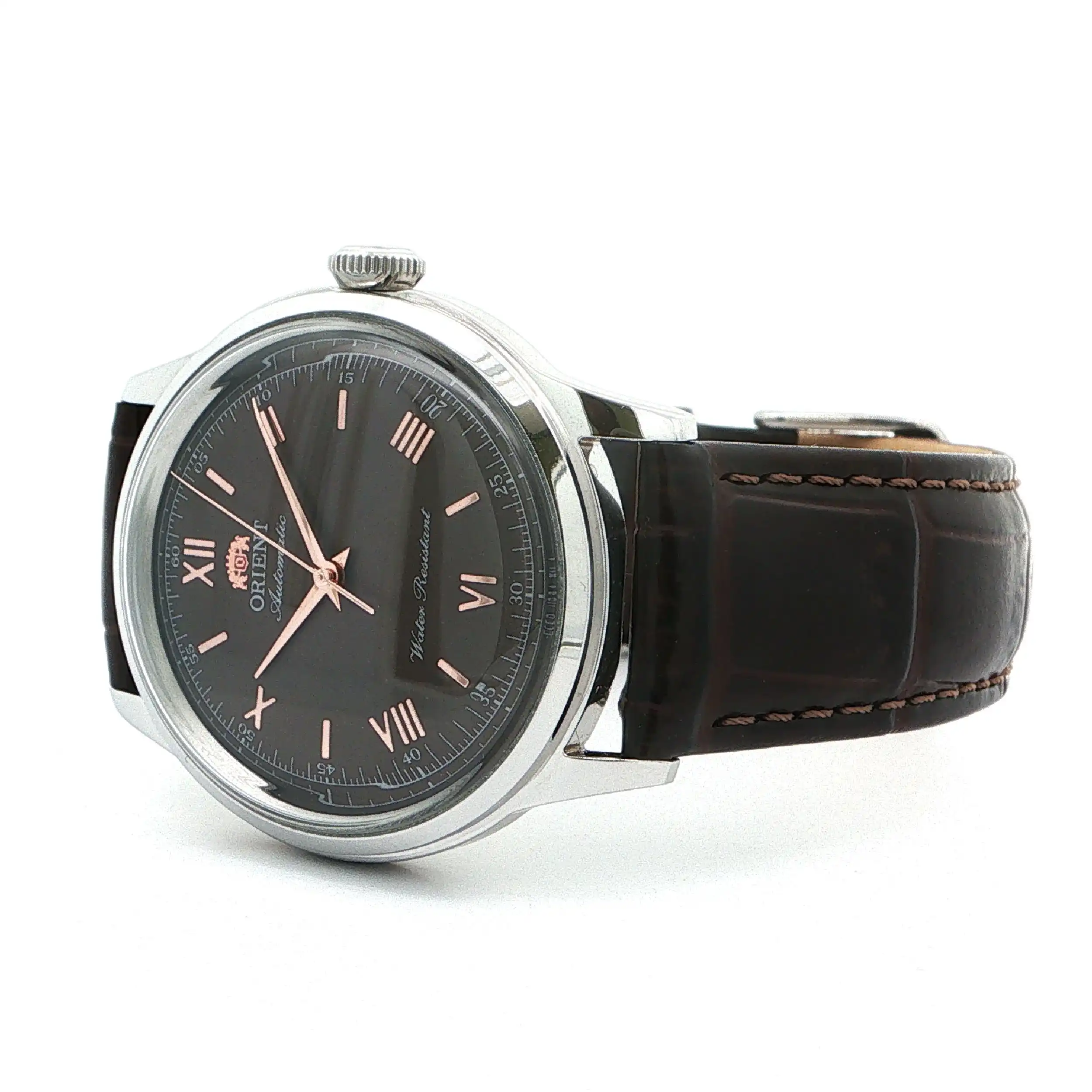 Herrenuhr ORIENT Bambino 38 Automatik mit Lederband Herrenuhr ORIENT Bambino 38 Automatik mit Lederband
