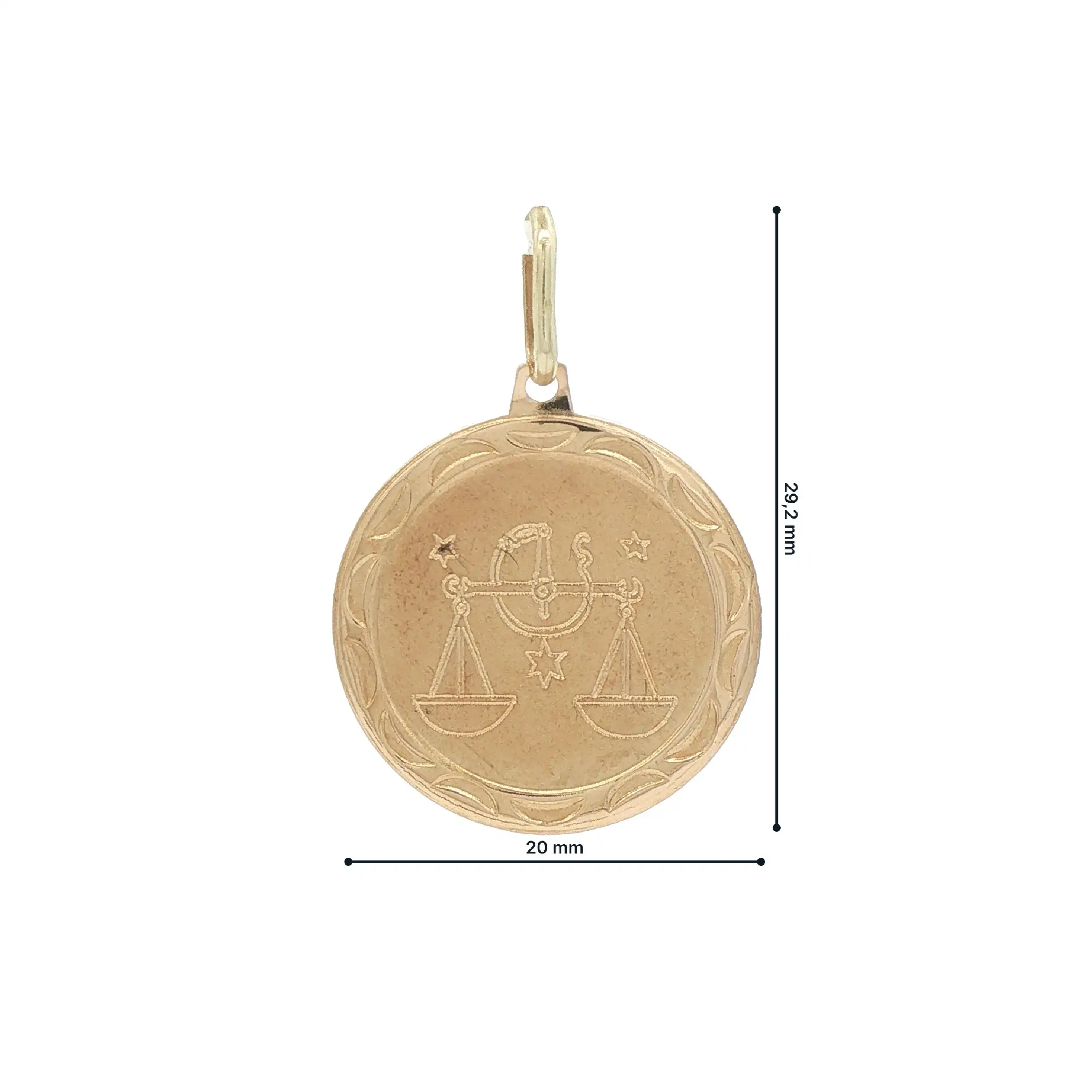 Anhänger Gelbgold Waage Anhänger Gelbgold Waage