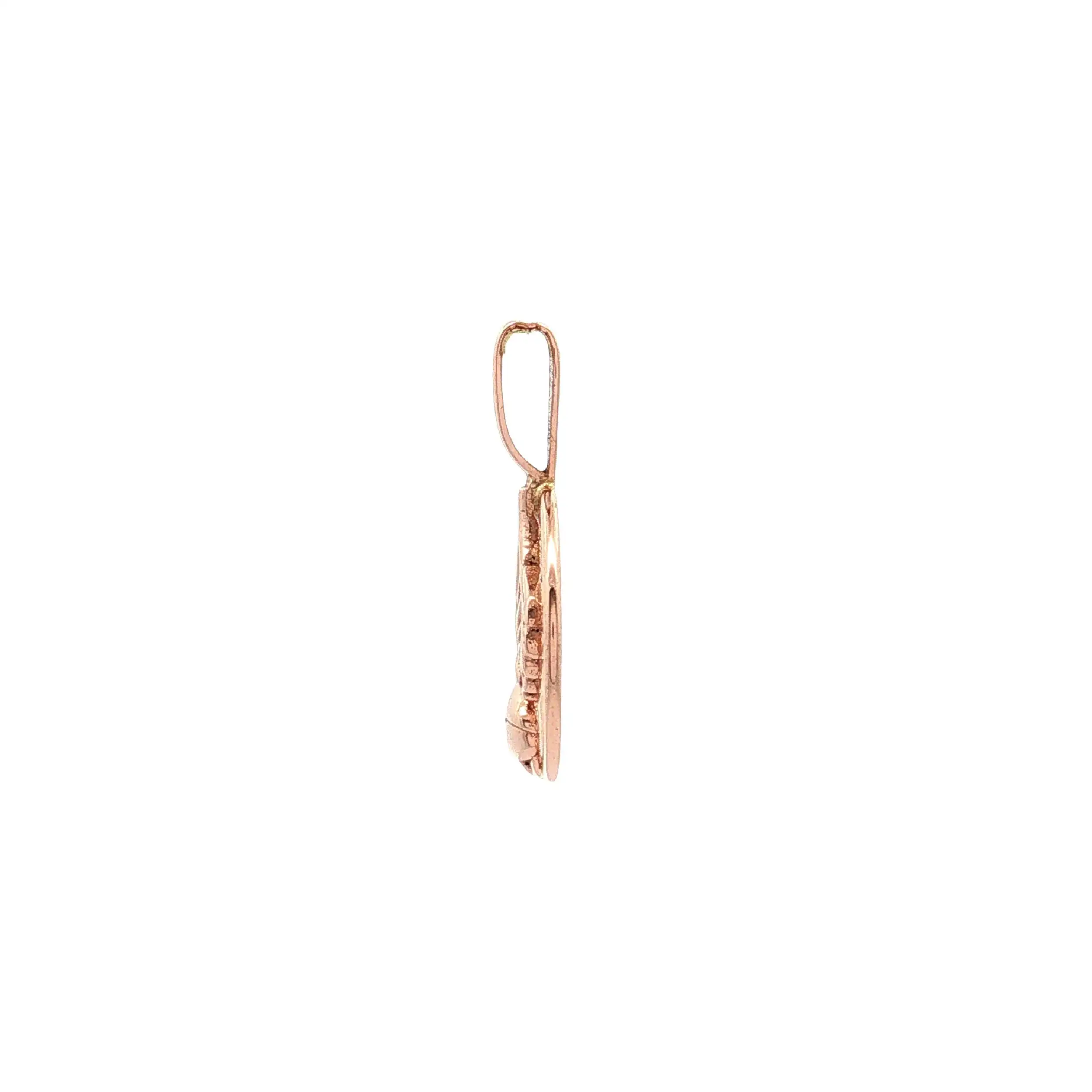Anhänger Roségold Blumen