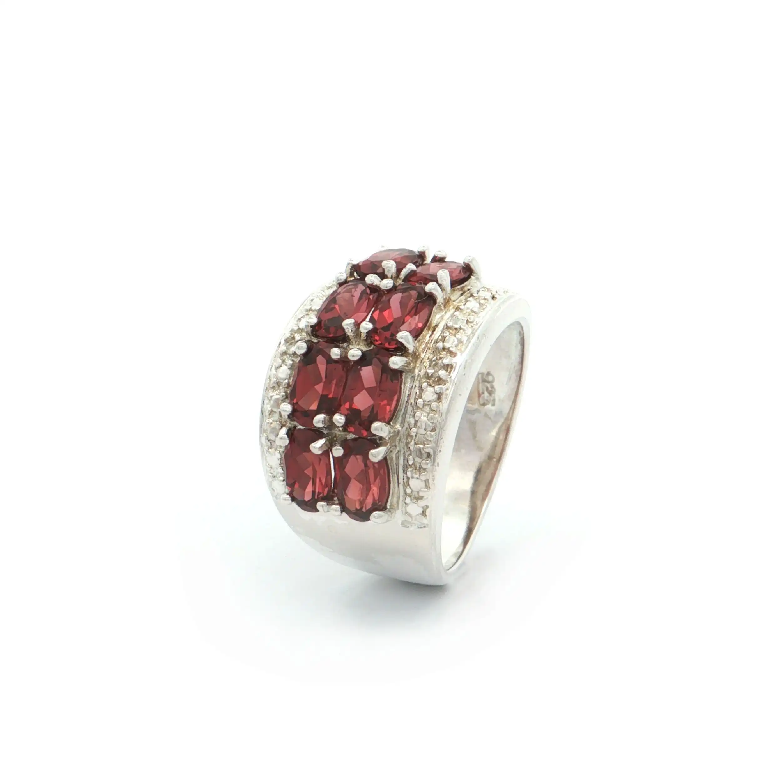 Ring Silber mit Rhodolith Ring Silber mit Rhodolith