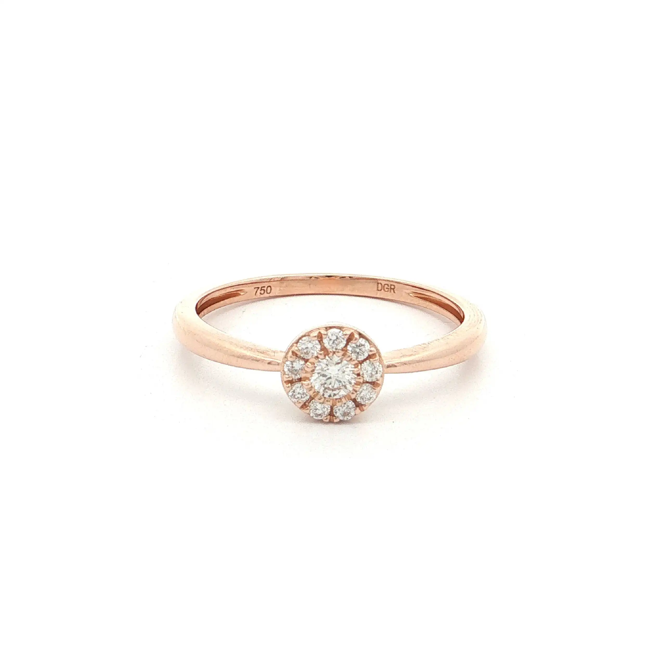 Ring Roségold mit Brillanten Ring Roségold mit Brillanten
