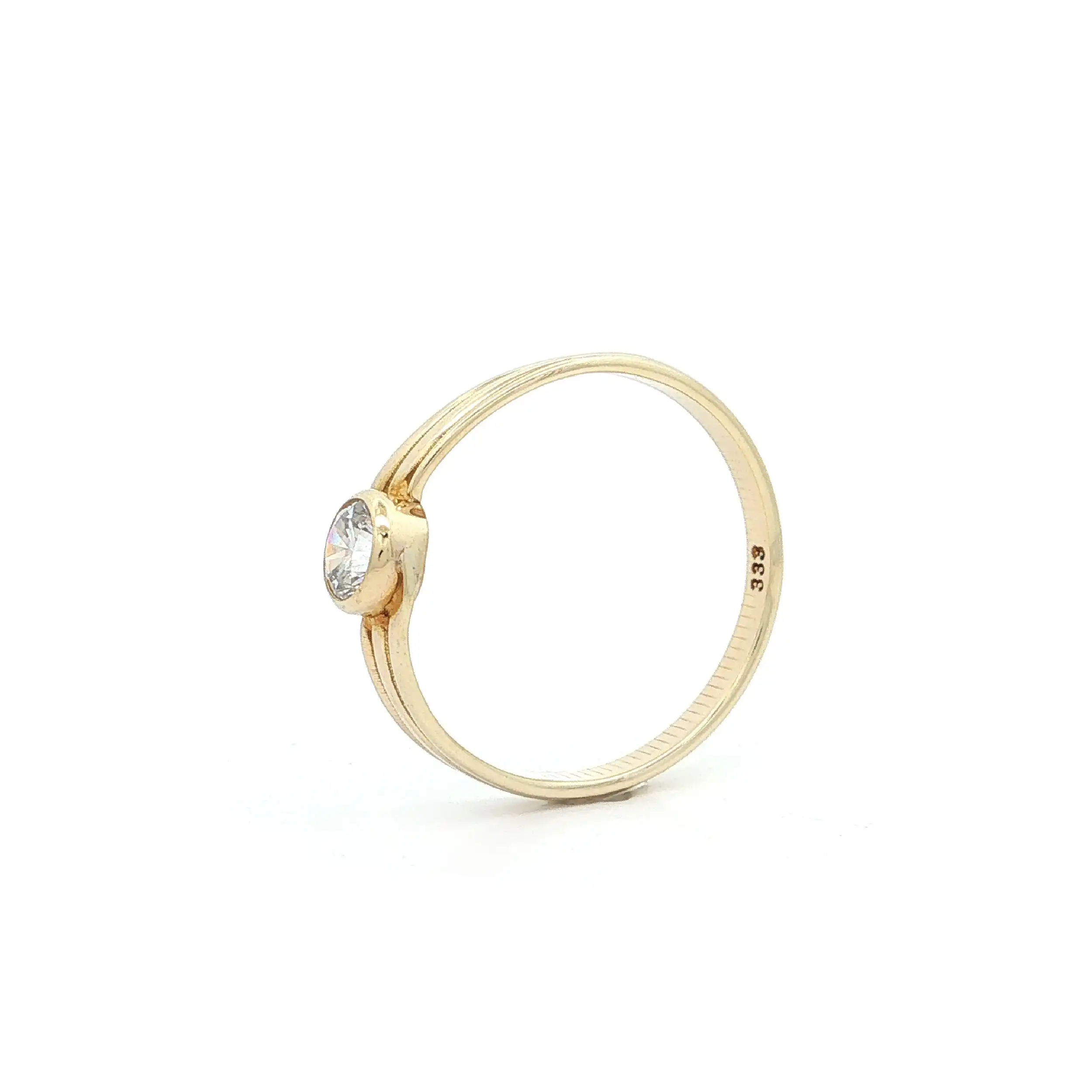 Ring Gelbgold mit Zirkonia