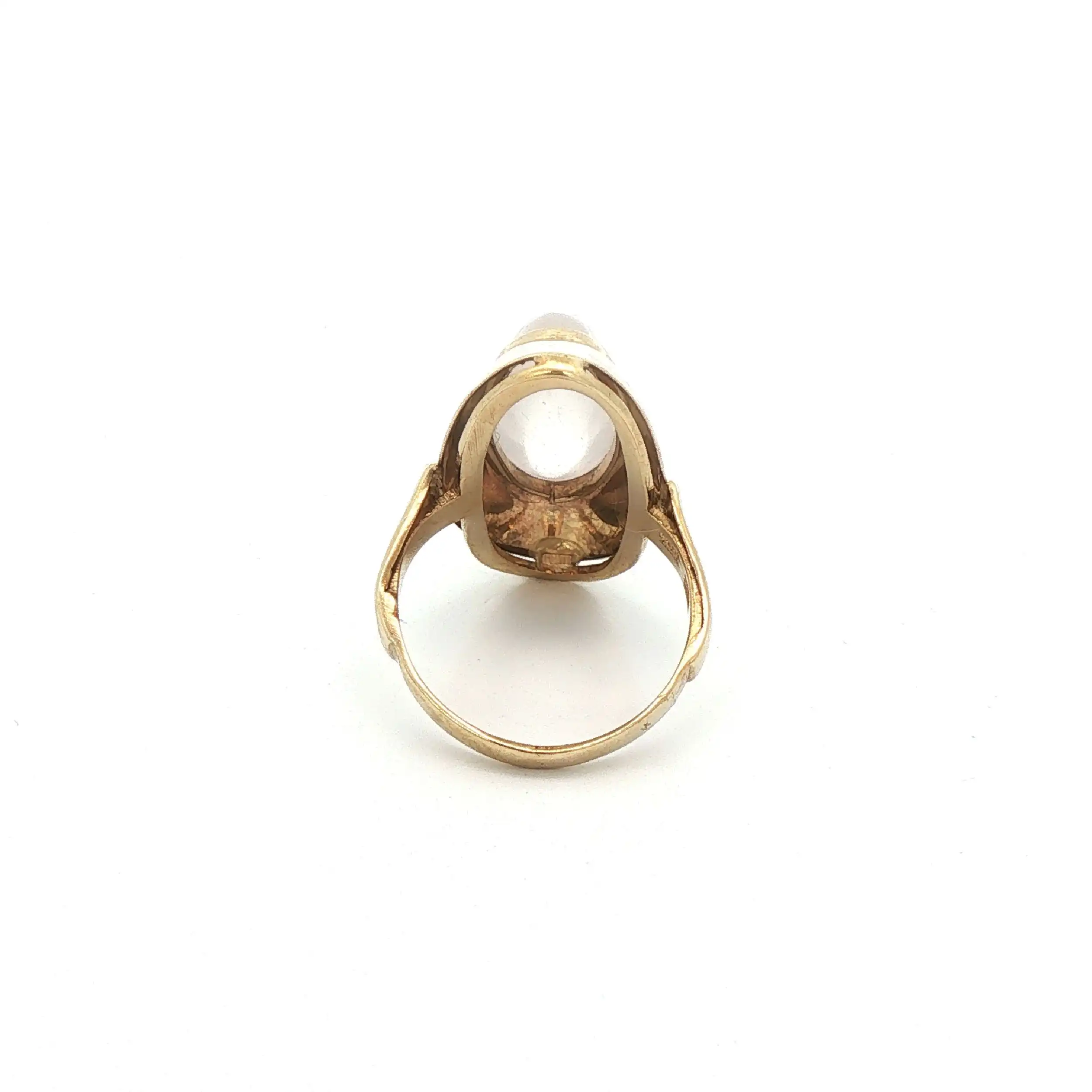 Ring Gelbgold mit Mondstein