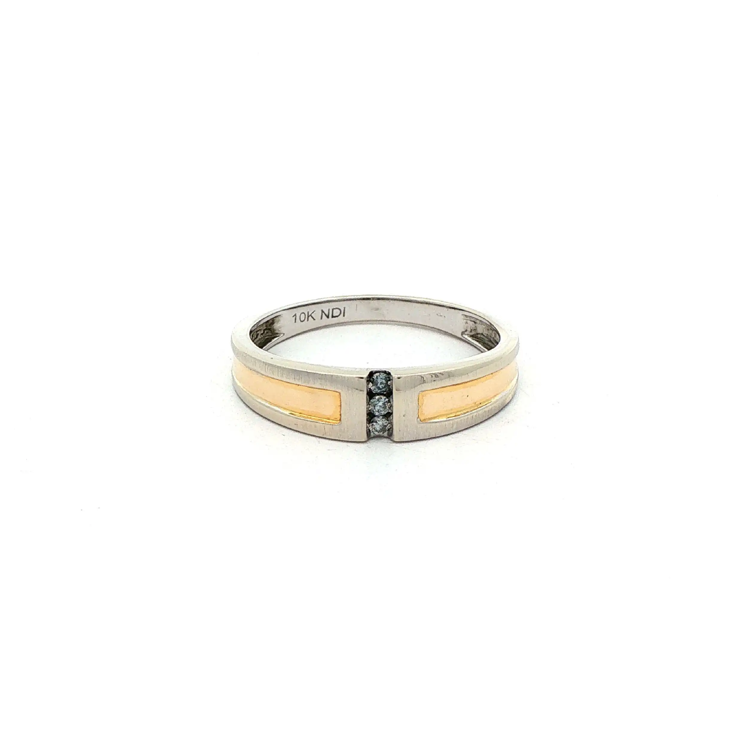 Ring Bicolor mit Brillanten