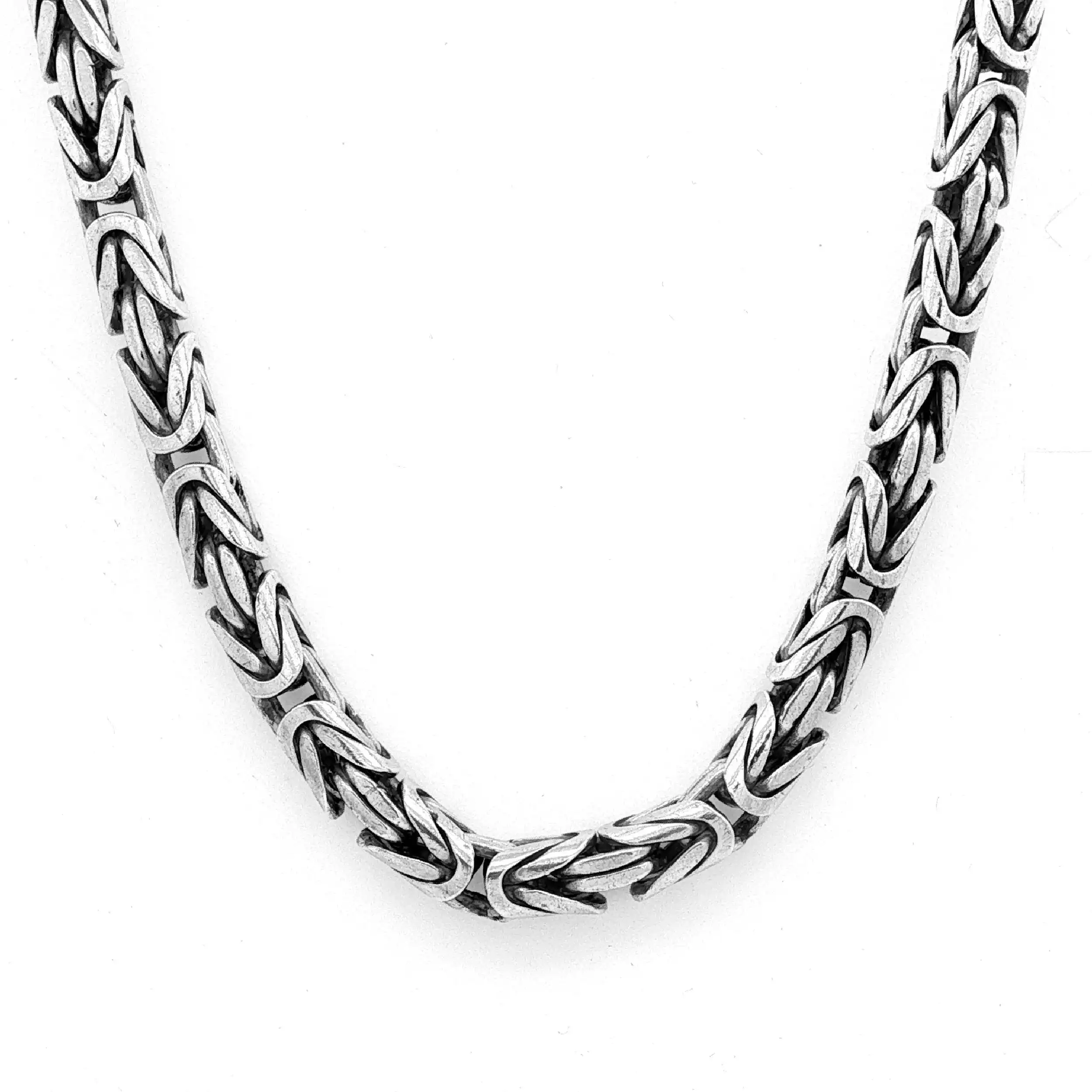 Königskette Silber rund