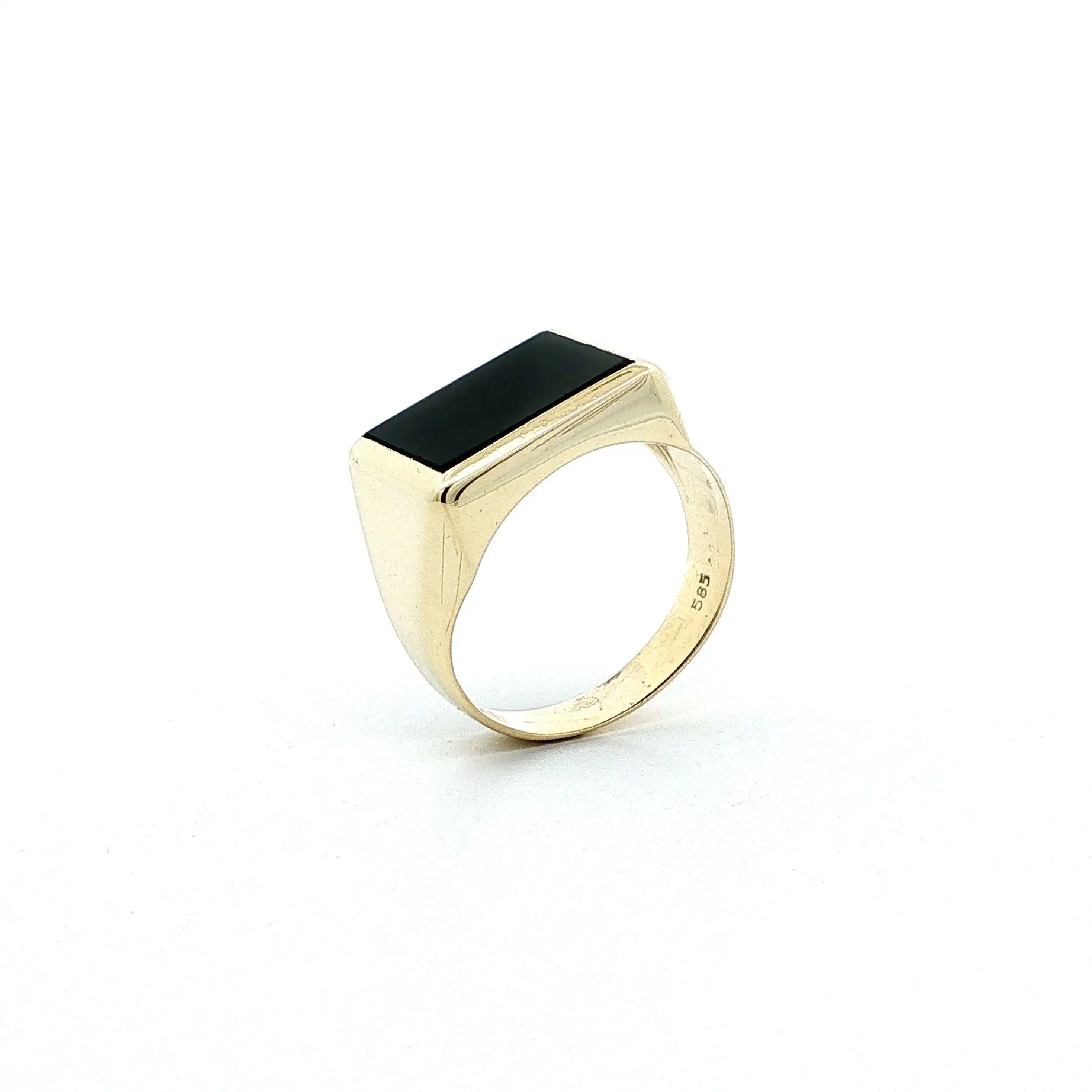 Ring Gelbgold mit Onyx