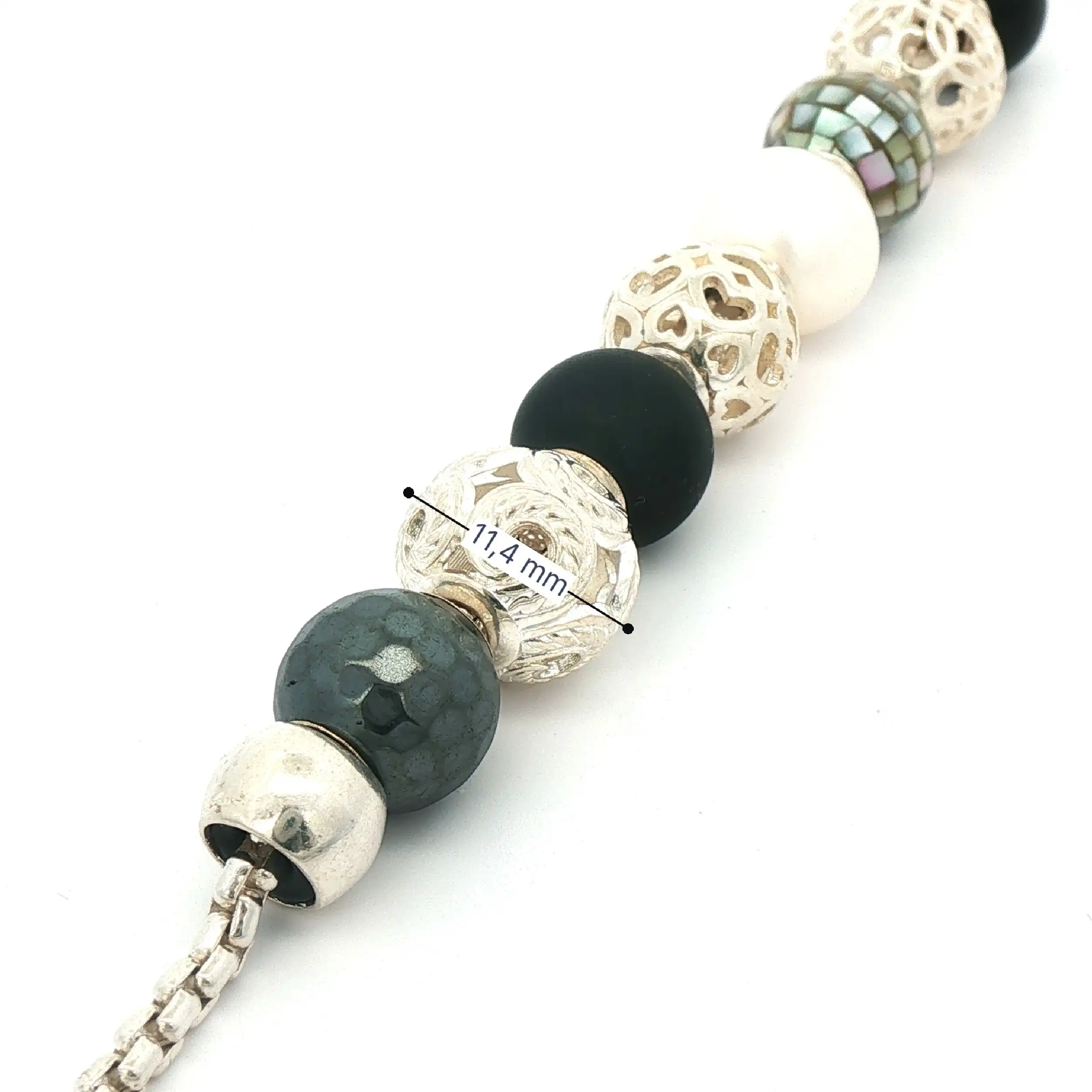 Armband Silber "Thomas Sabo" mit Anhängern und Farbsteinen Armband Silber "Thomas Sabo" mit Anhängern und Farbsteinen