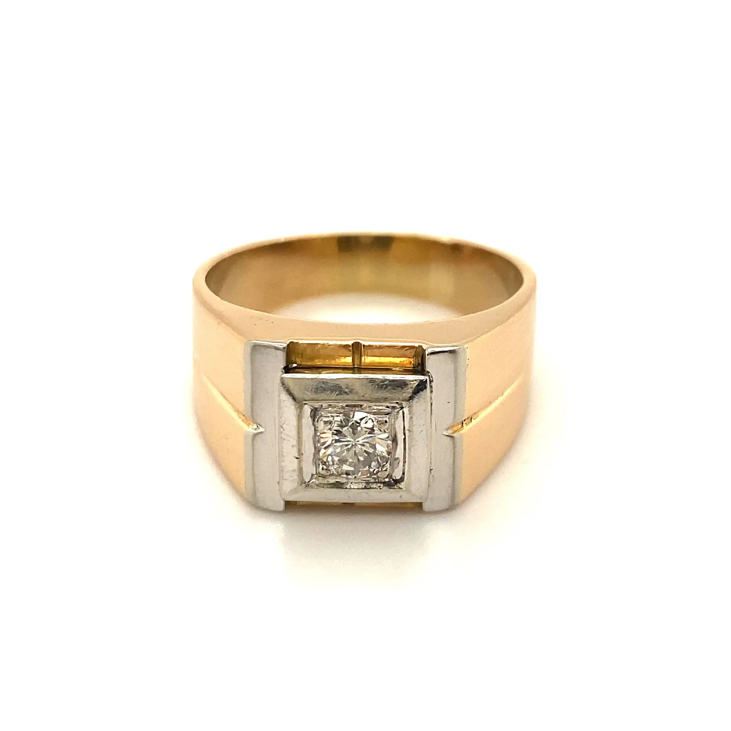 Ring Roségold/Weißgold Brillant Solitär Ring Roségold/Weißgold Brillant Solitär