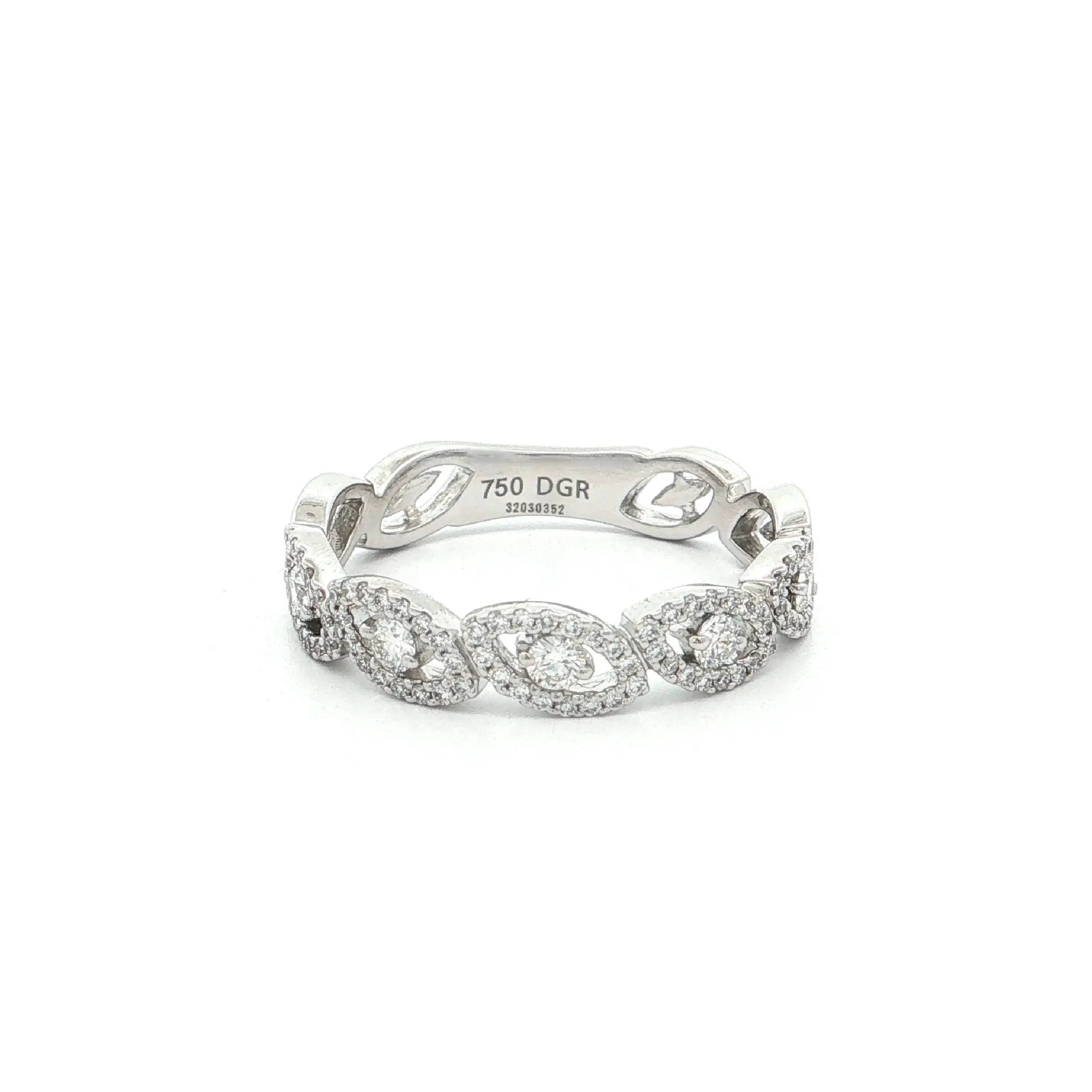 Ring Weißgold mit Brillanten Ring Weißgold mit Brillanten