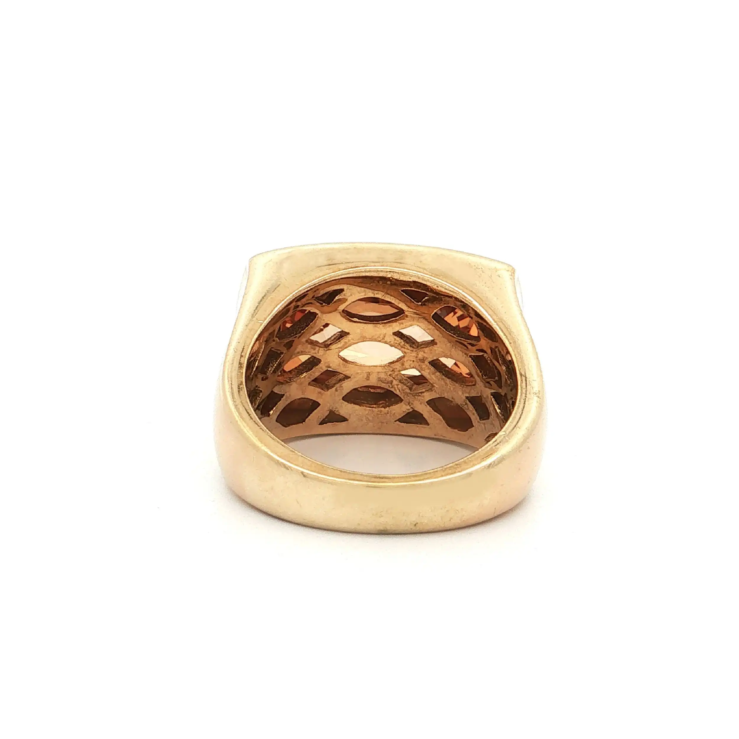 Ring Silber vergoldet mit Citrin Ring Silber vergoldet mit Citrin