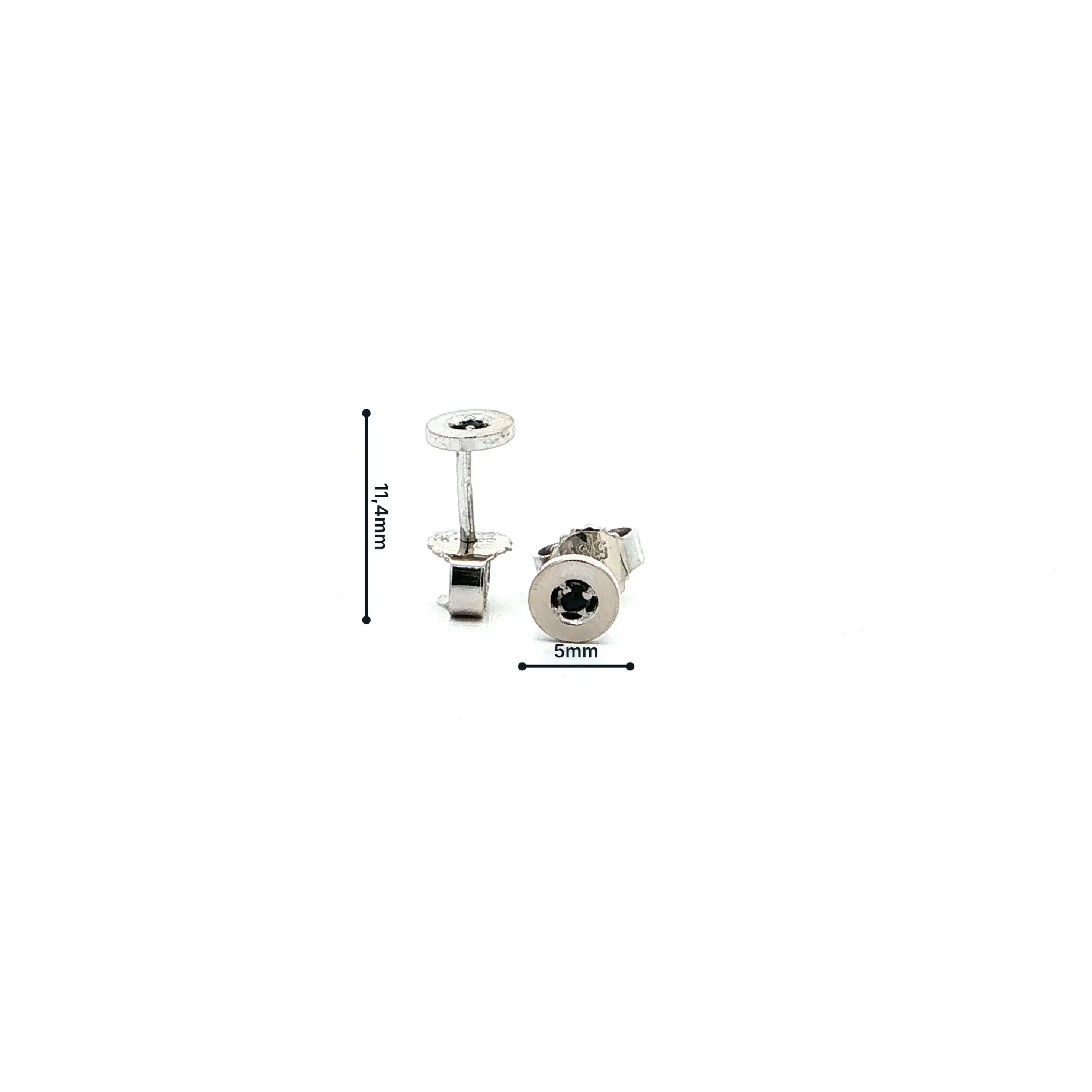 Ohrstecker Weißgold mit Saphir Ohrstecker Weißgold mit Saphir