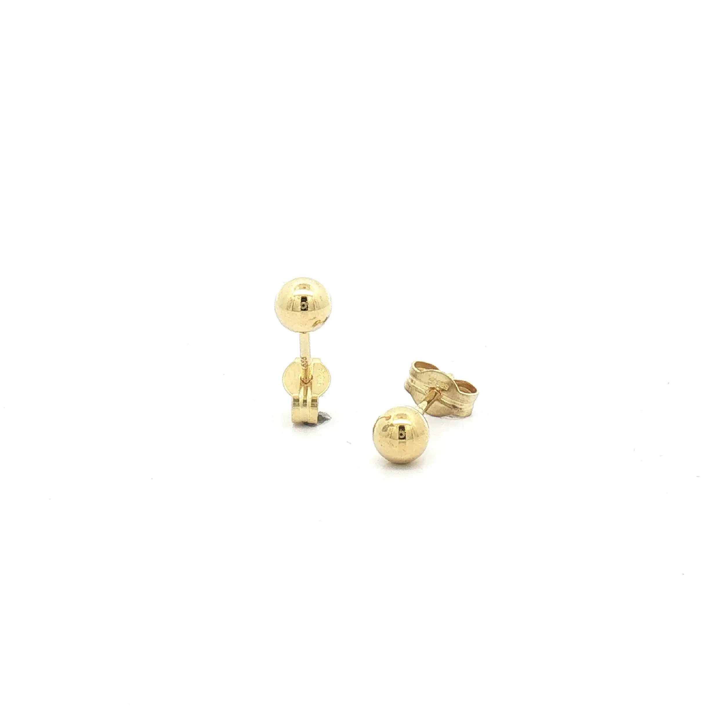 Ohrstecker Gelbgold mit Kugel Ohrstecker Gelbgold mit Kugel