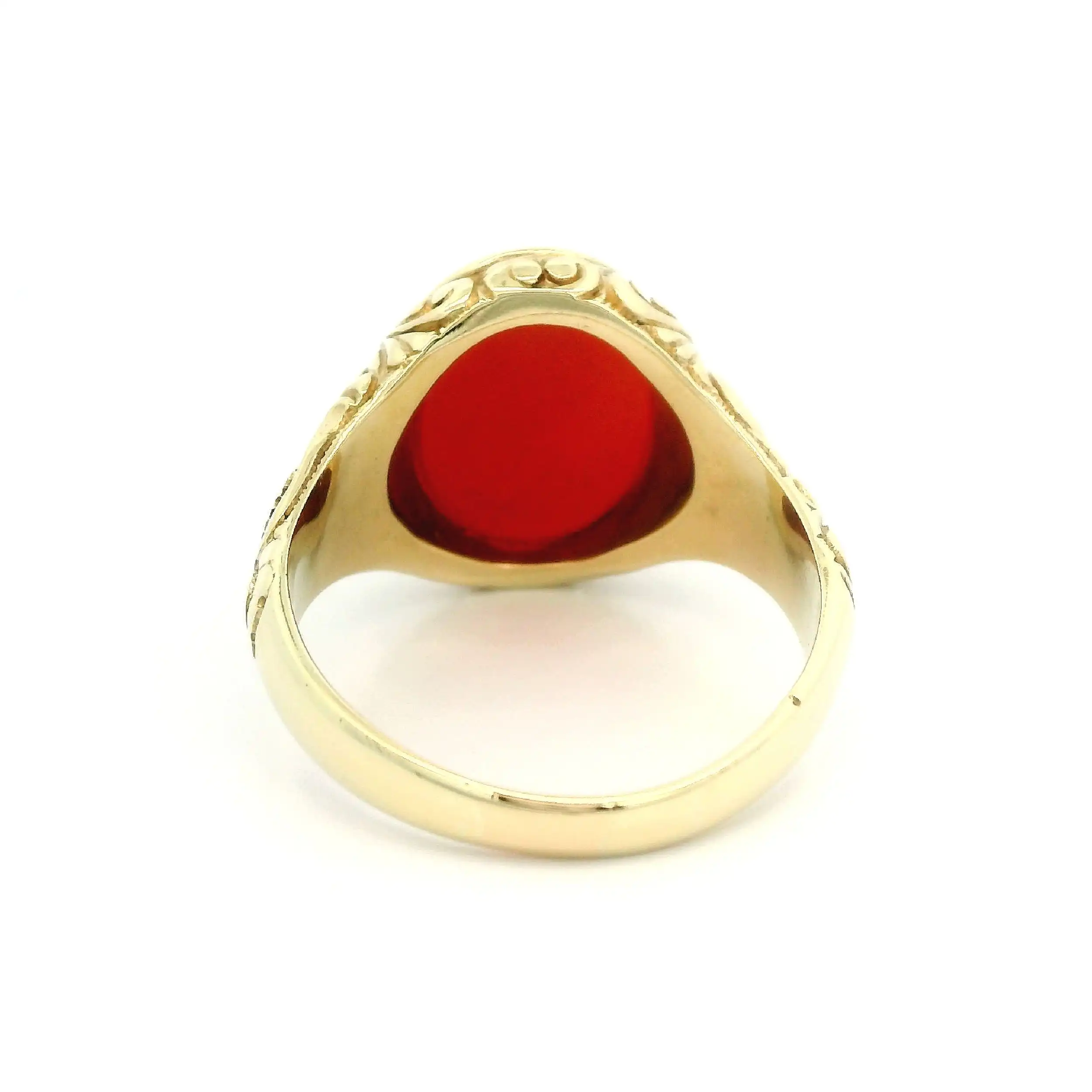 Siegelring Gelbgold mit Carneol Siegelring Gelbgold mit Carneol