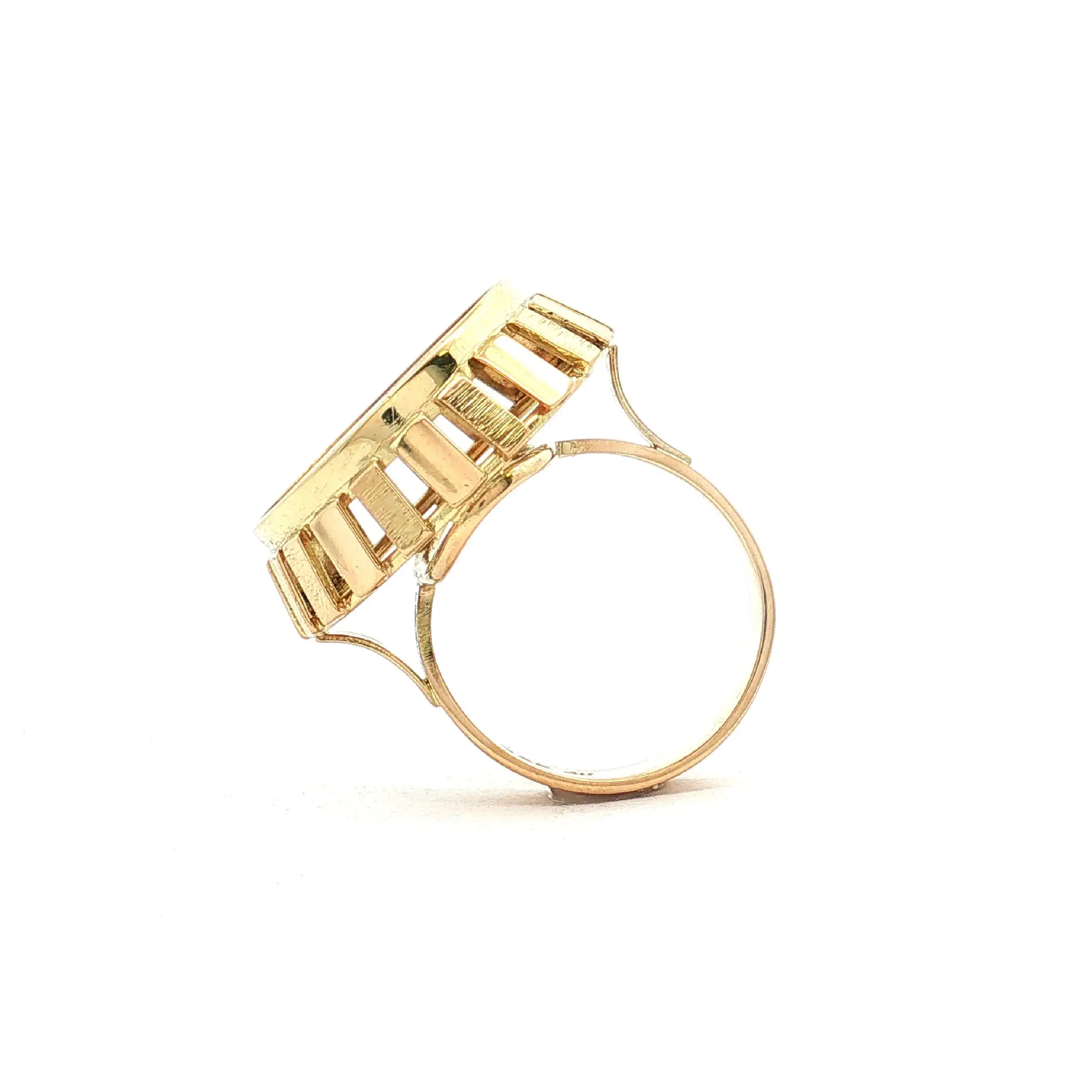 Ring Gelbgold mit Münze 10 Mark