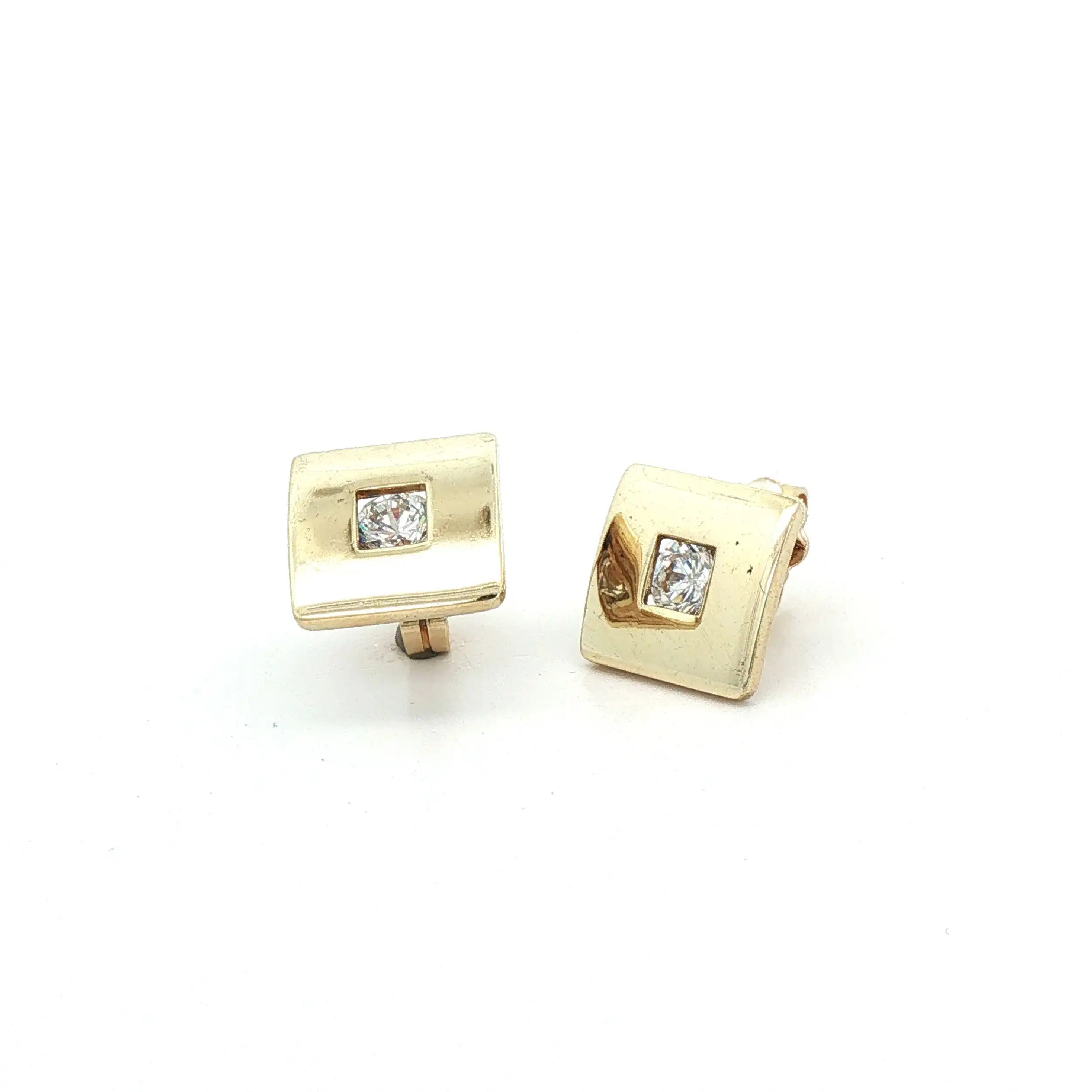 Ohrstecker Gelbgold mit Zirkonia Ohrstecker Gelbgold mit Zirkonia