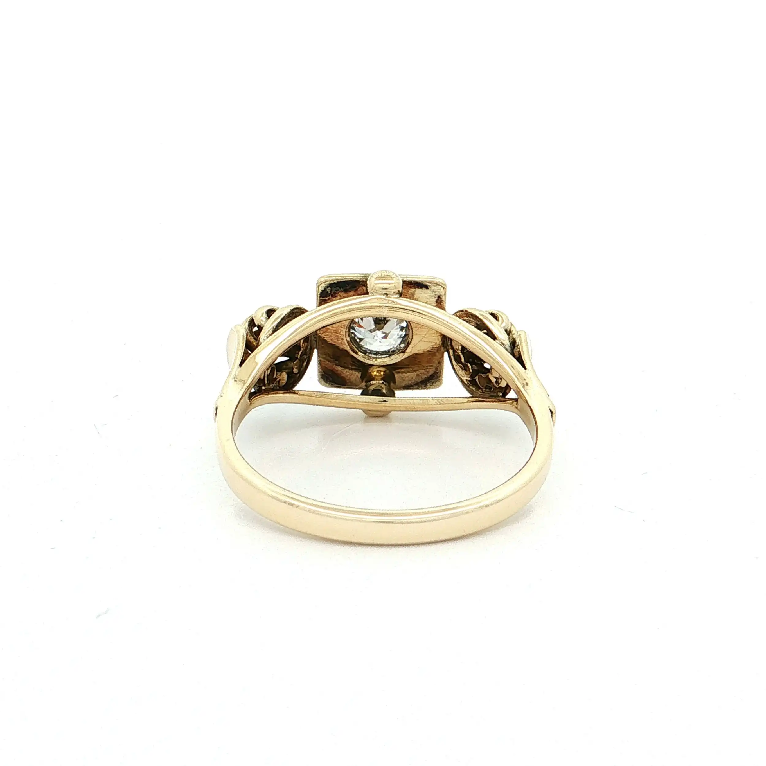 Ring Gelbgold mit Brillant