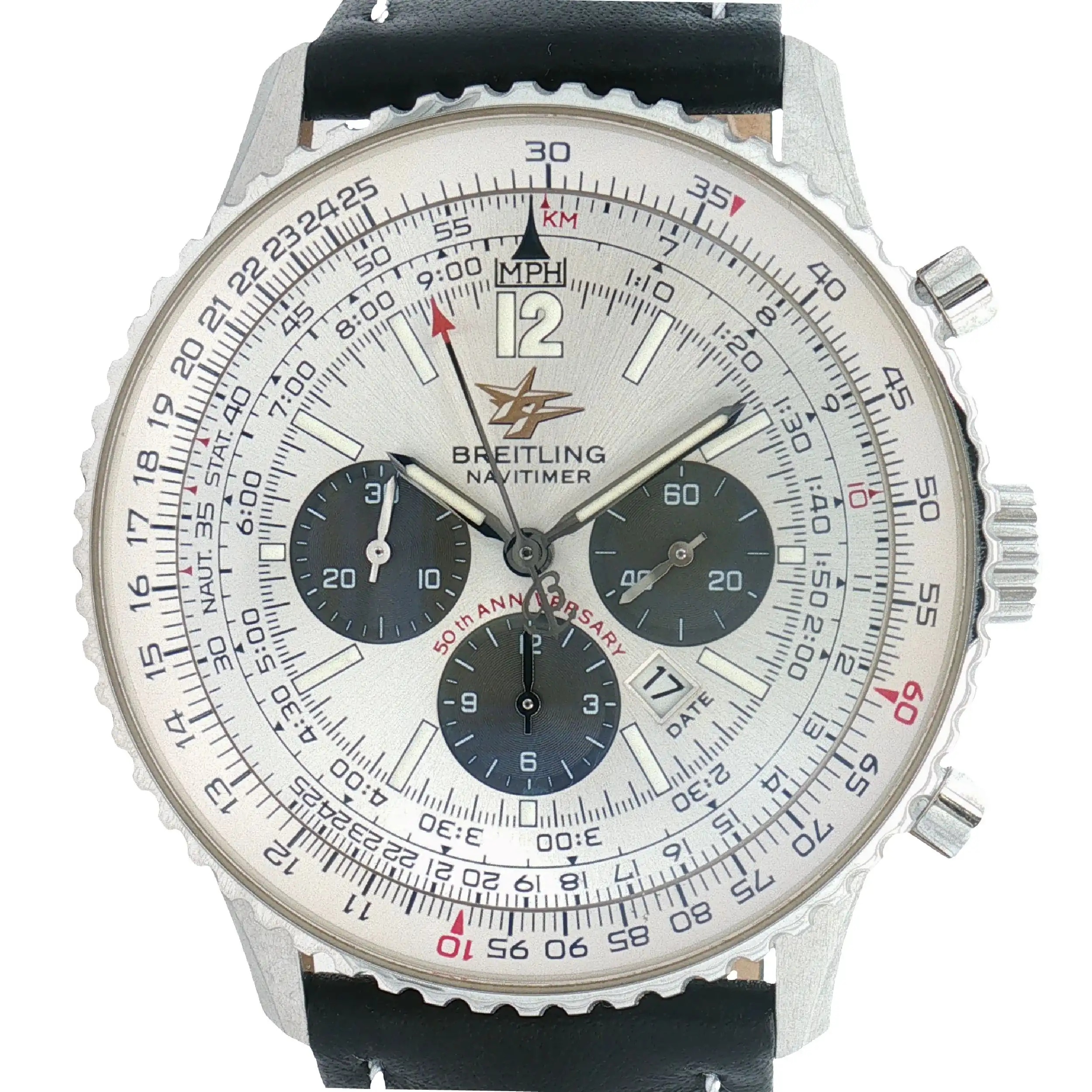 Herrenuhr Breitling Navitimer 50th Anniversary 1952-2002 im Fullset