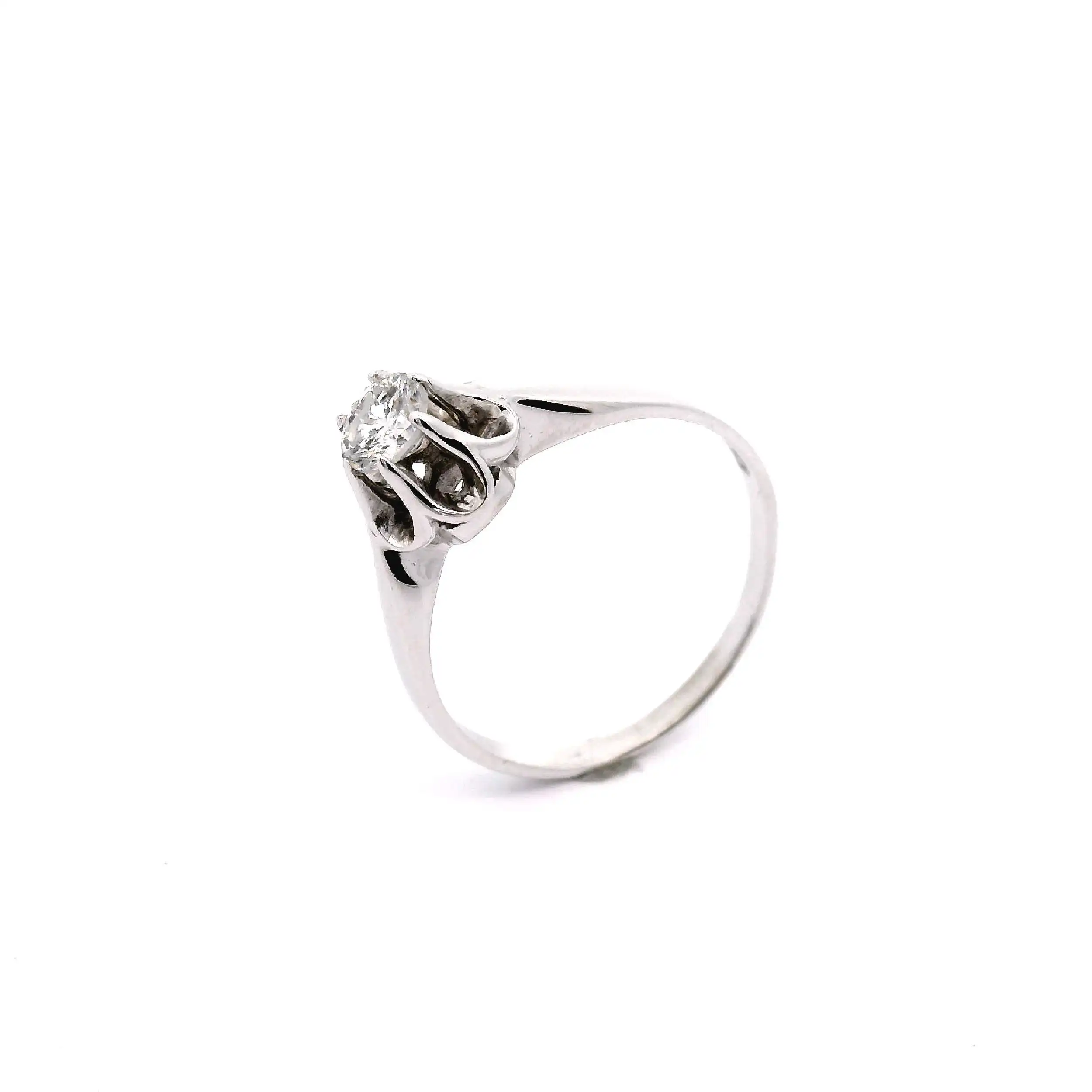 Ring Weißgold mit Brillant