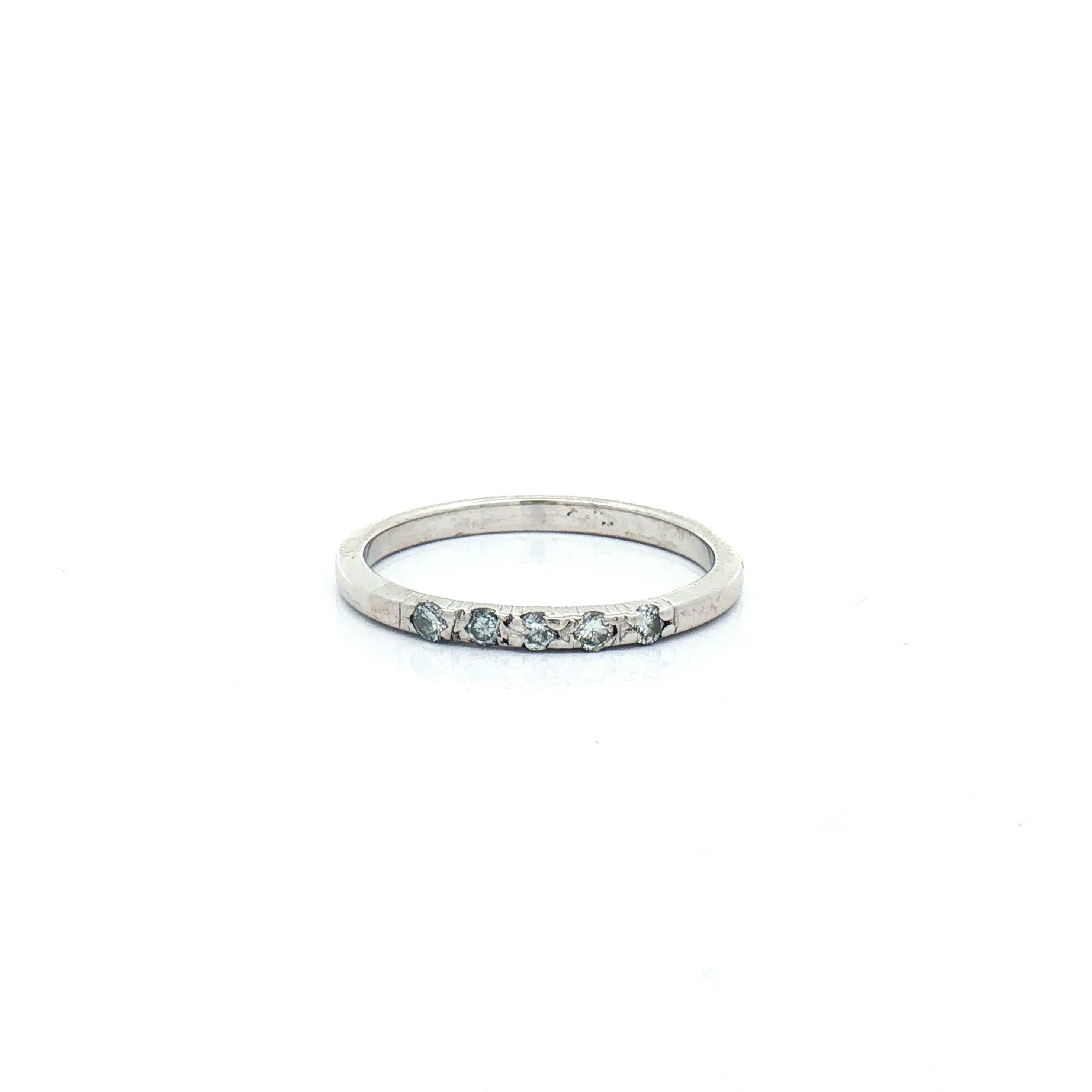 Ring Weißgold mit Brillanten Ring Weißgold mit Brillanten