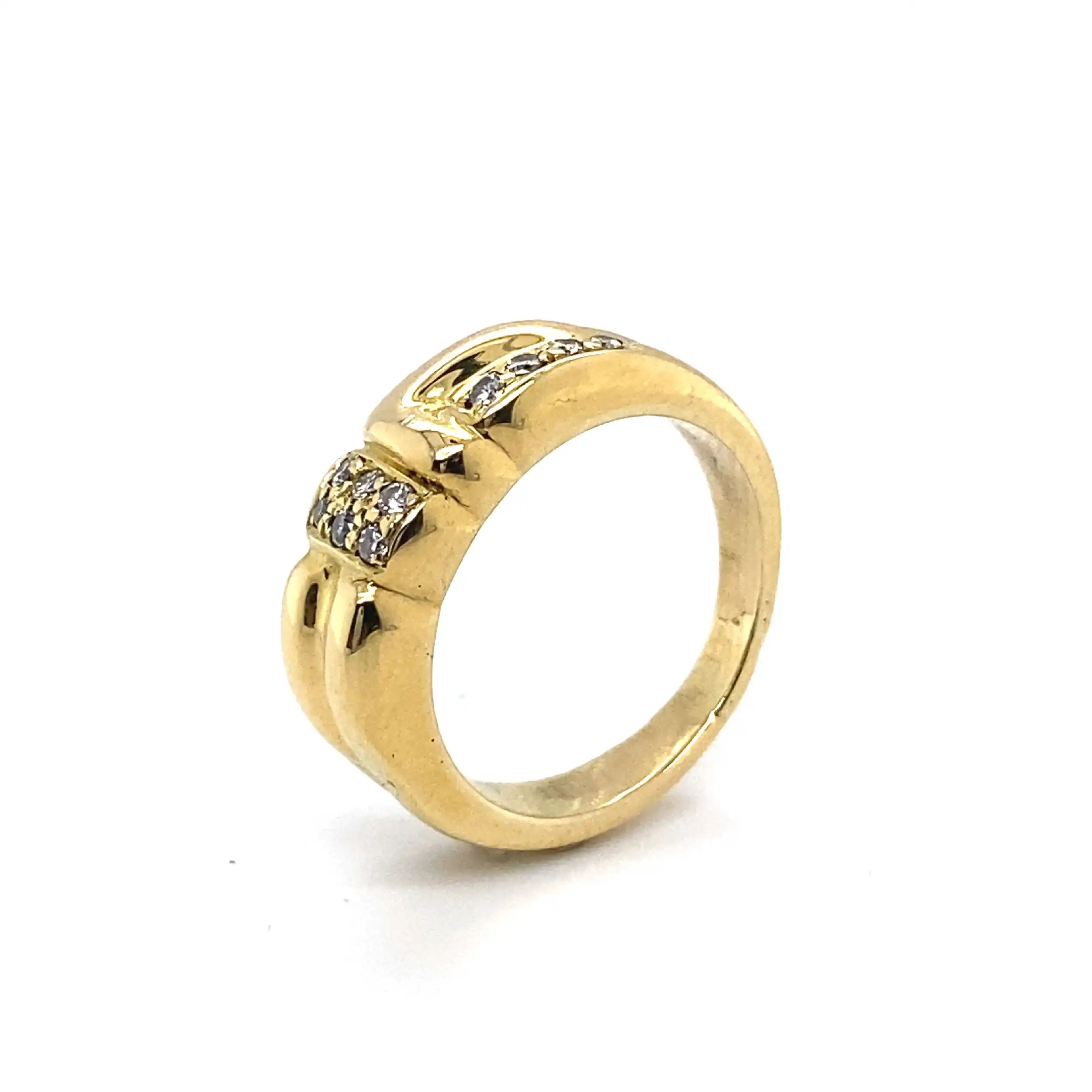 Ring Gelbgold mit Brillanten Ring Gelbgold mit Brillanten