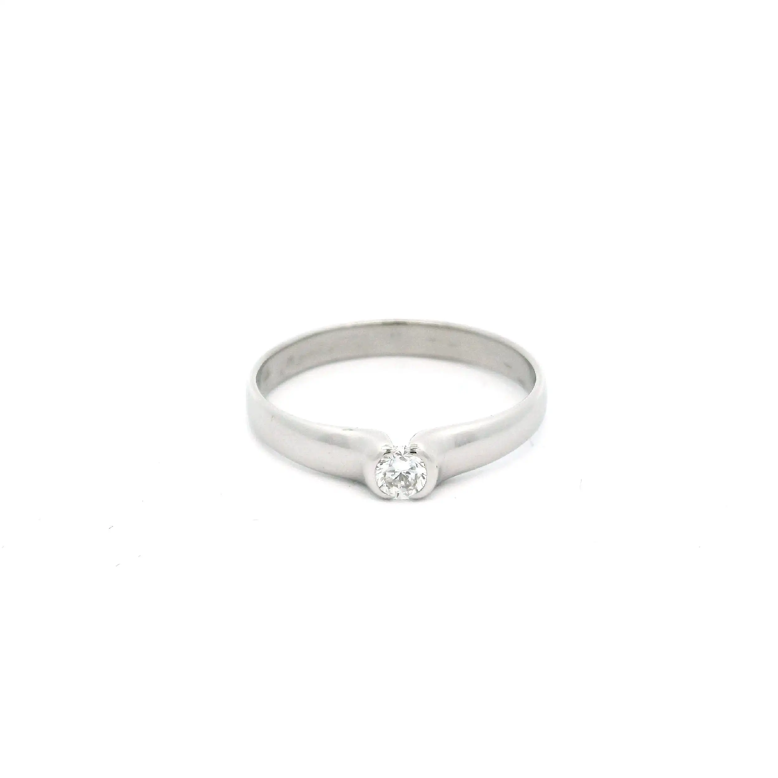 Ring Weißgold mit Brillant