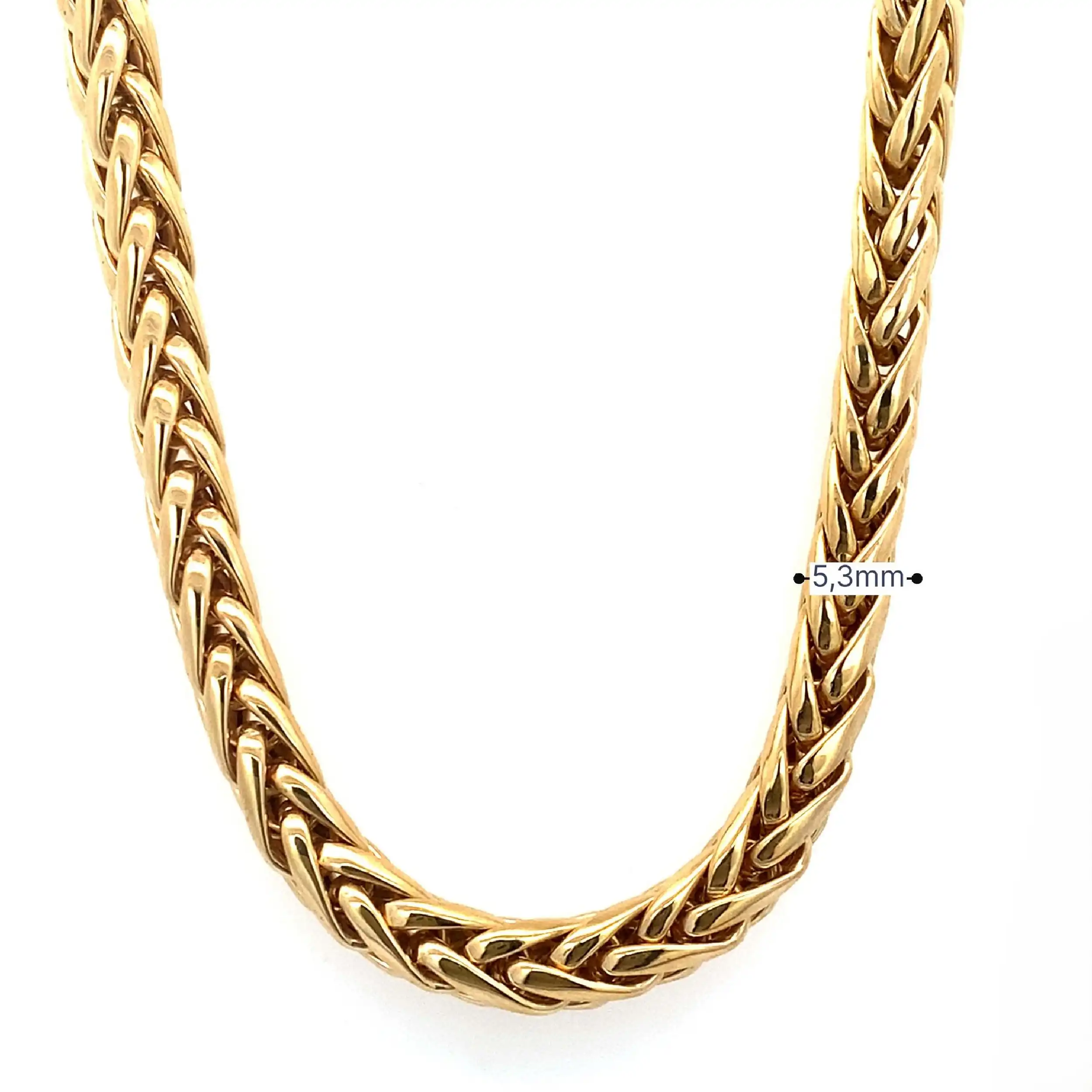 Zopfkette Gelbgold Zopfkette Gelbgold