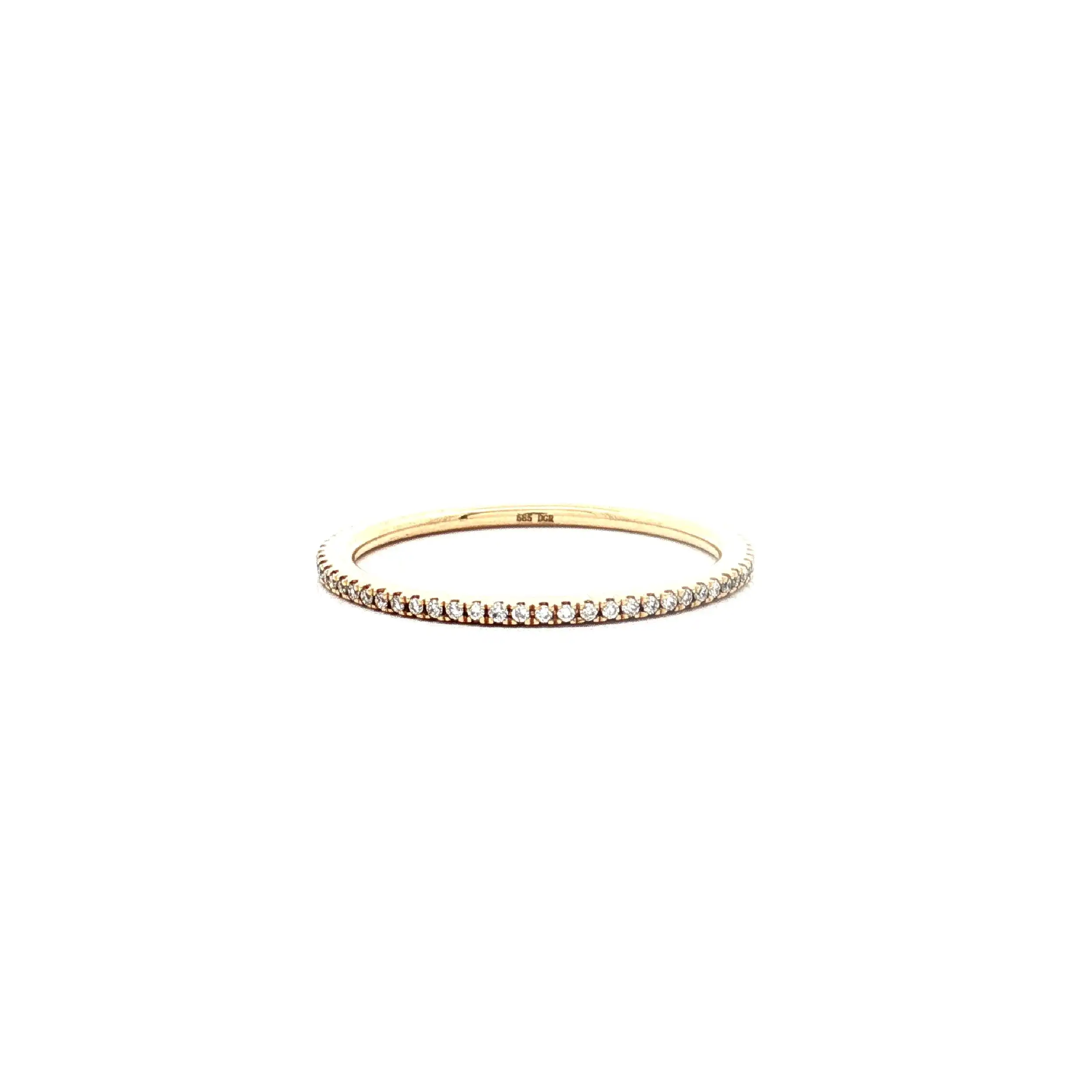 Memoryring Gelbgold mit Brillanten