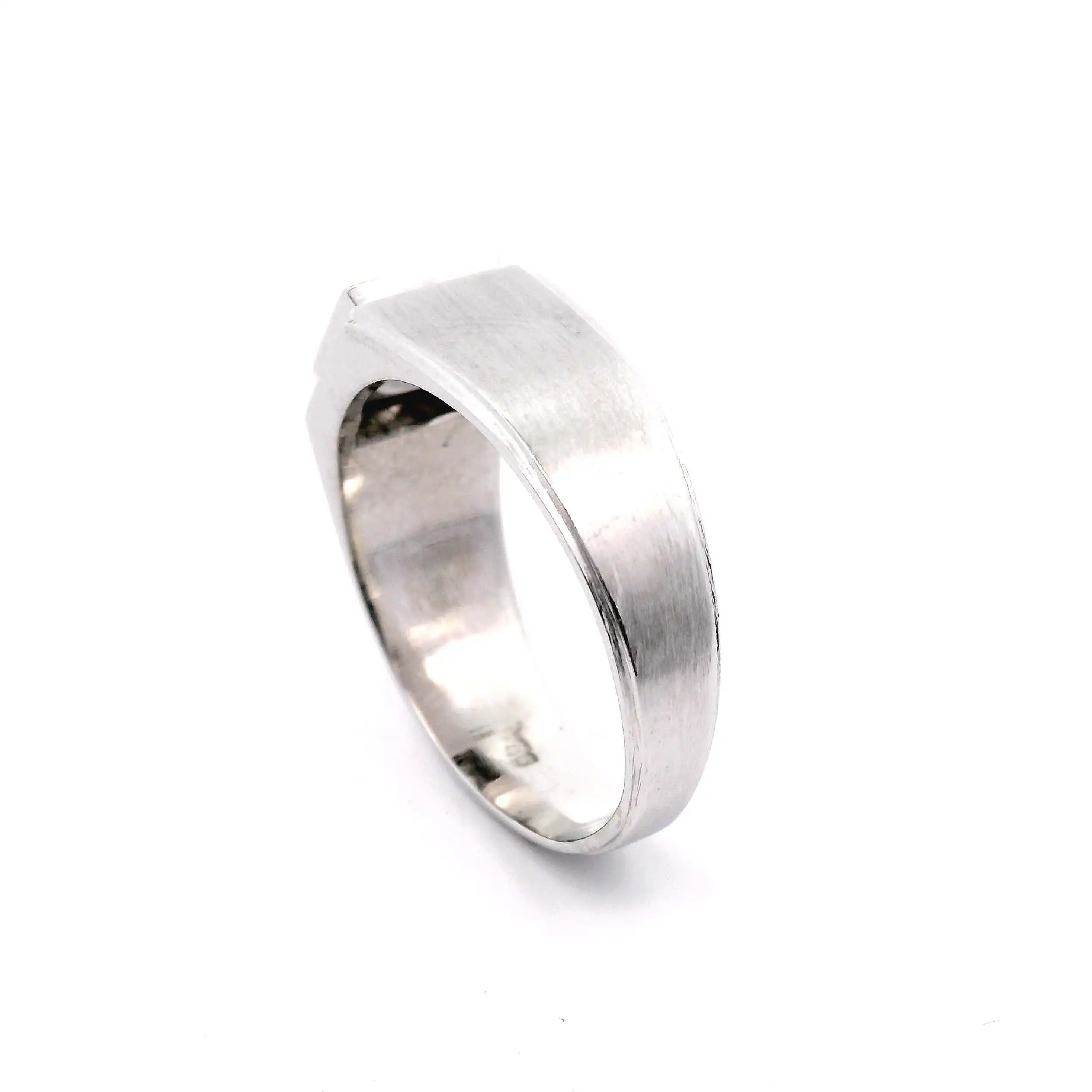 Ring Weißgold mit Brillant Ring Weißgold mit Brillant